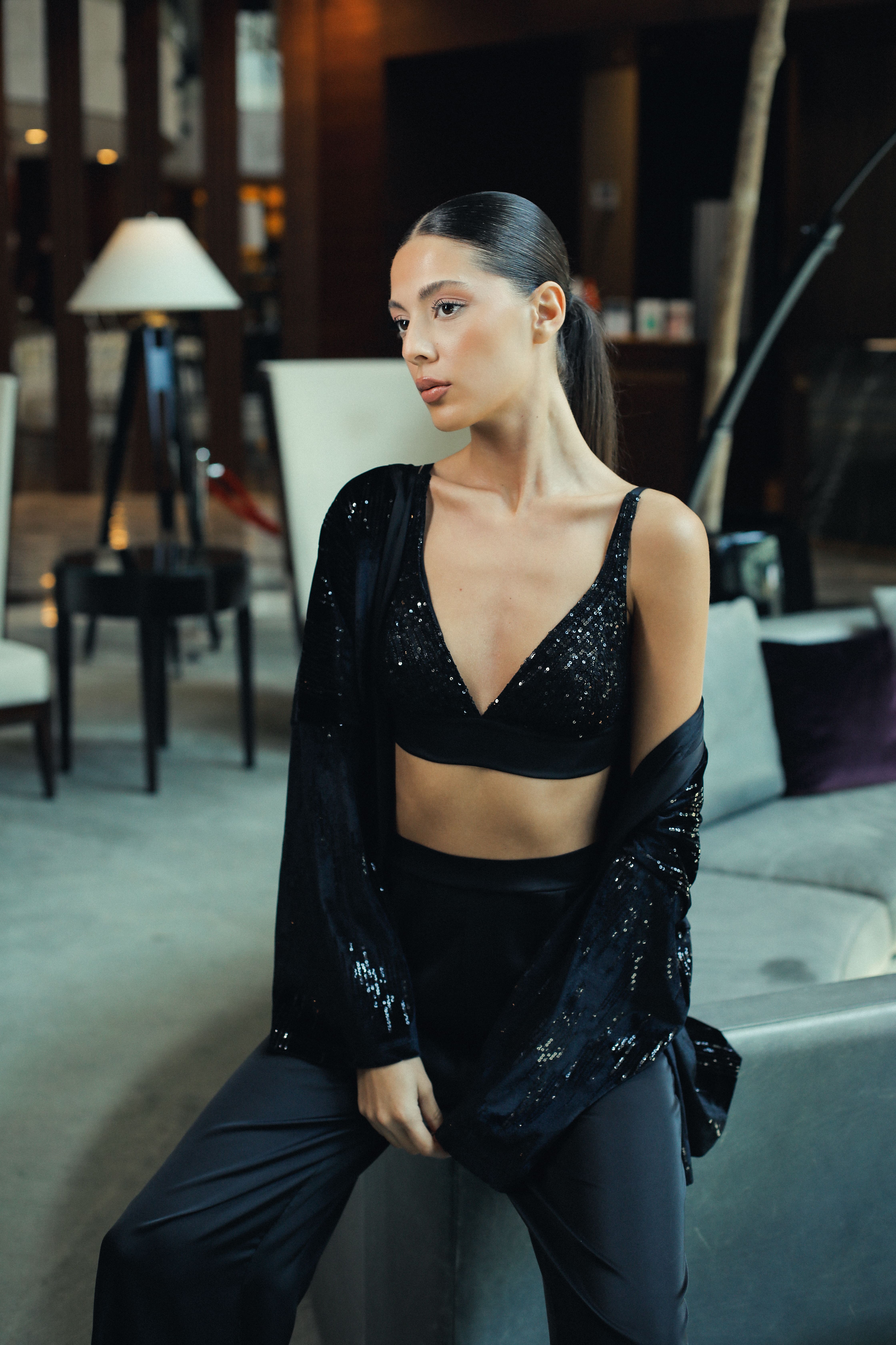 Estella Alt Üst Sabahlık Vegan Takım 1621