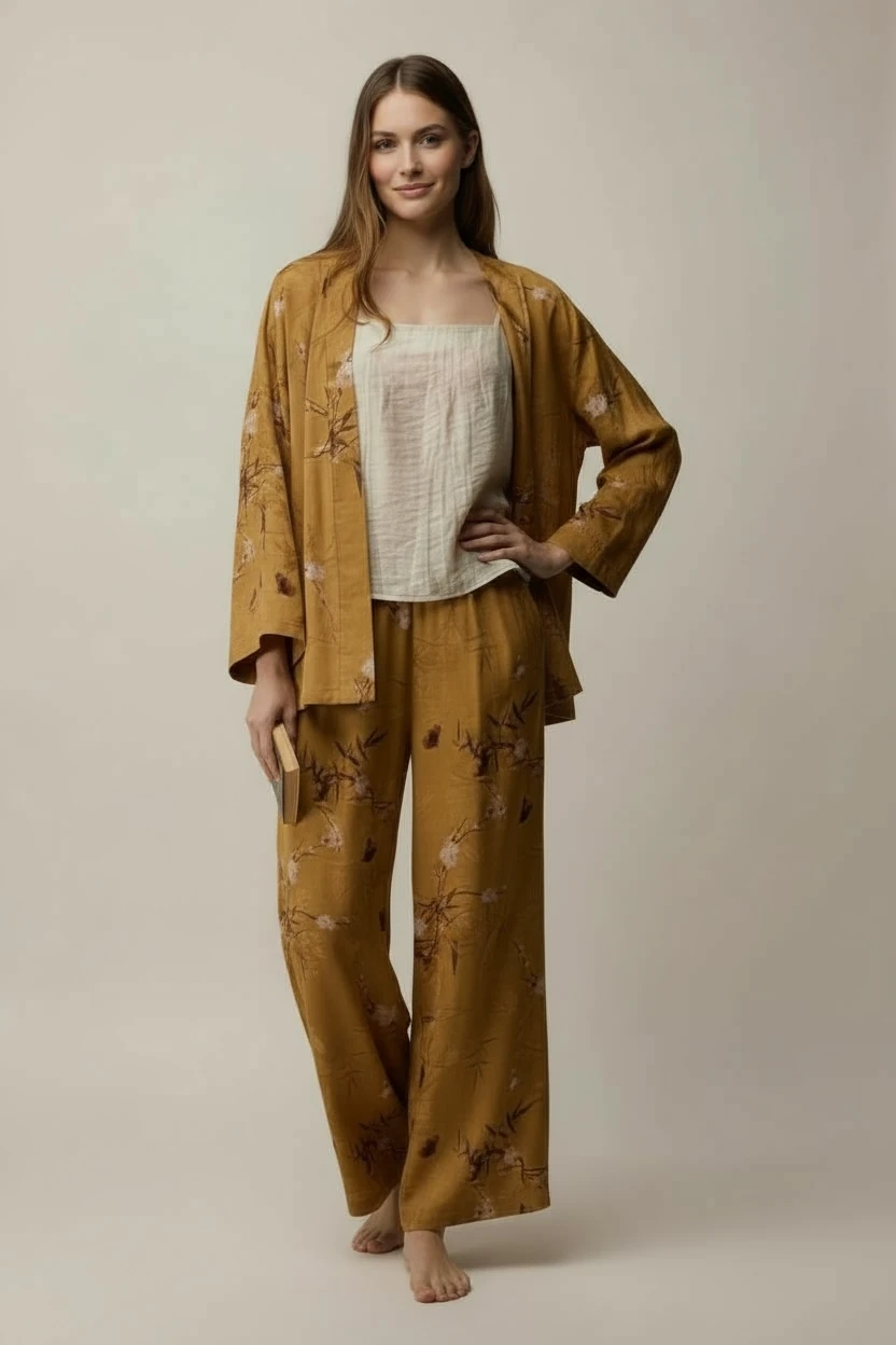  Loraine Alt Üst Sabahlık Takım