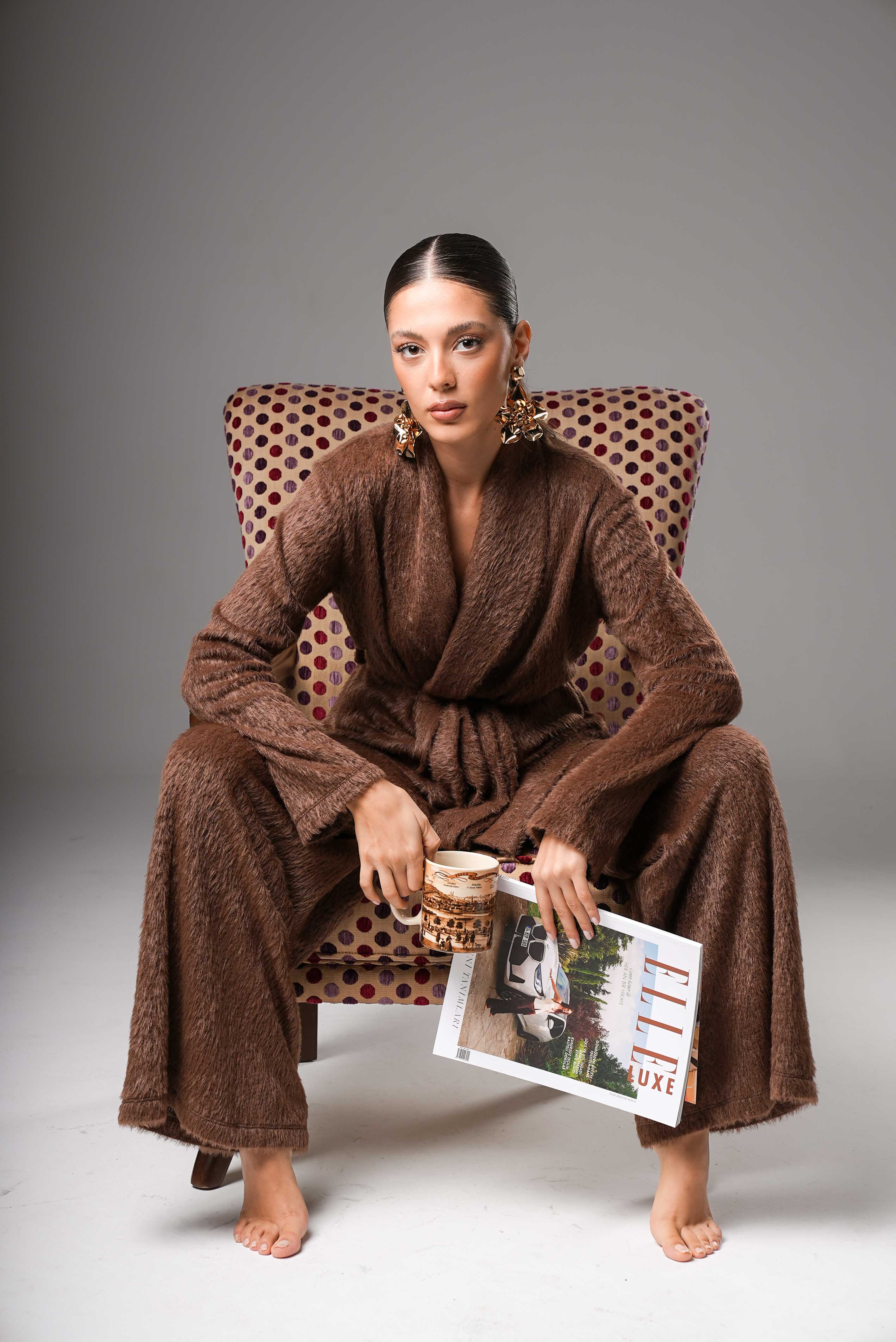 Amaris Alt Üst Takım - Brown