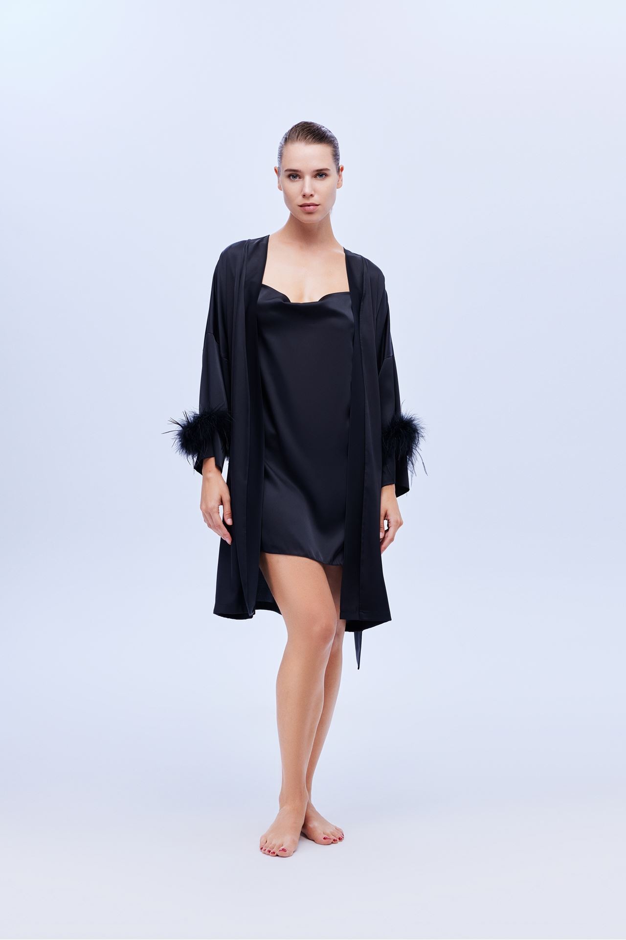 Eloise Gecelik Set Sİyah1633