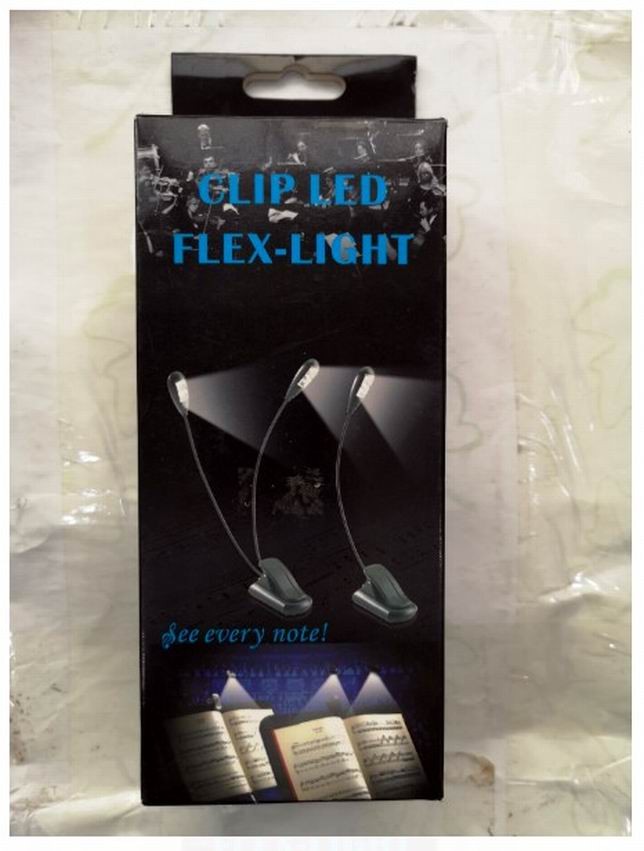 Mandallı Nota Işığı FL-12 clip led flex light