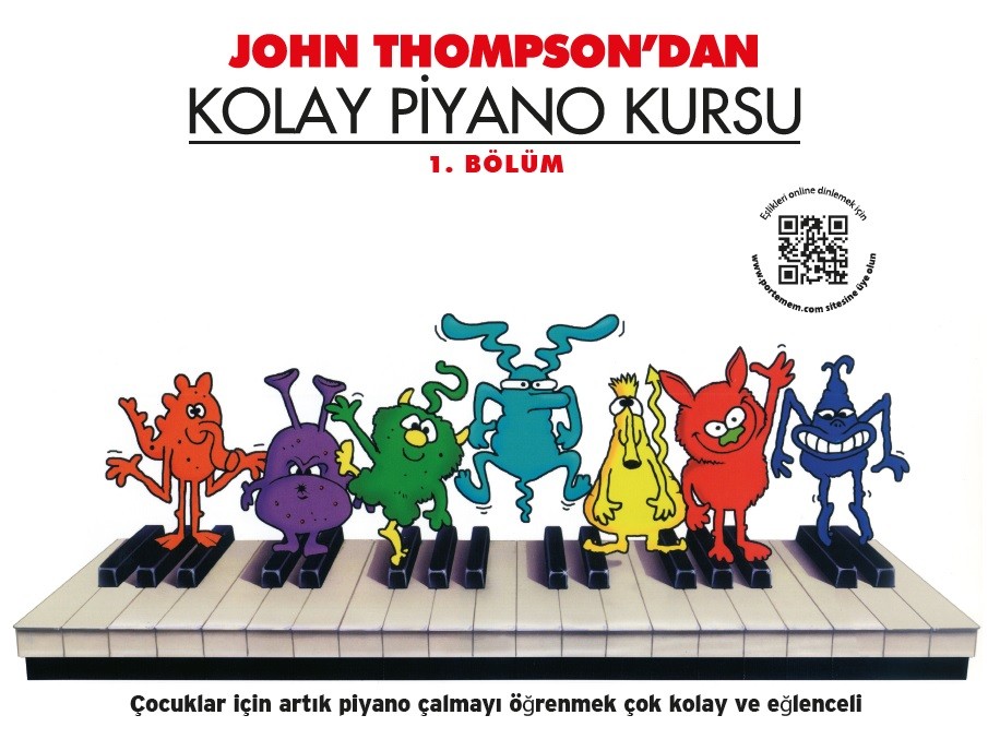 JOHN THOMPSON KOLAY PİYANO KURSU 1