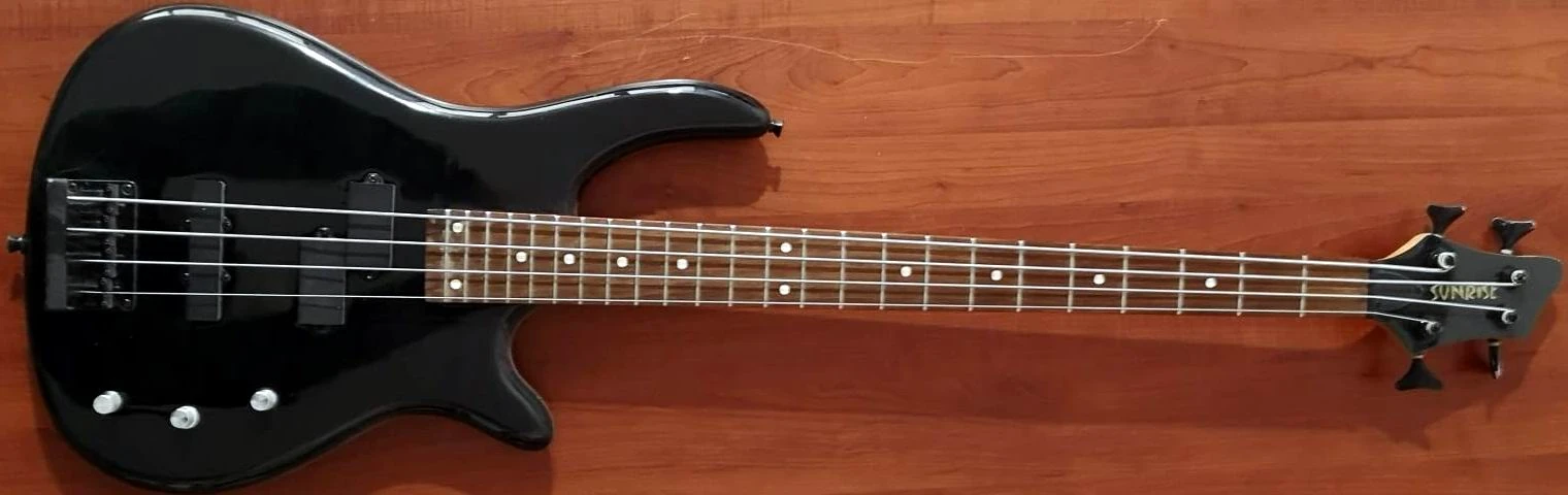 SUNRISE 4 TELLİ BAS GİTAR 2.EL EL TEMİZ DURUMDA