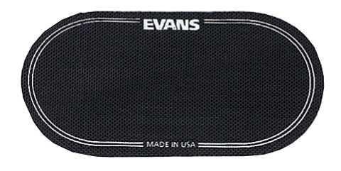 EVANS EQPB2 PEDAL BAS DAVUL DERİ KORUYUCU SİYAH (2 ADET)