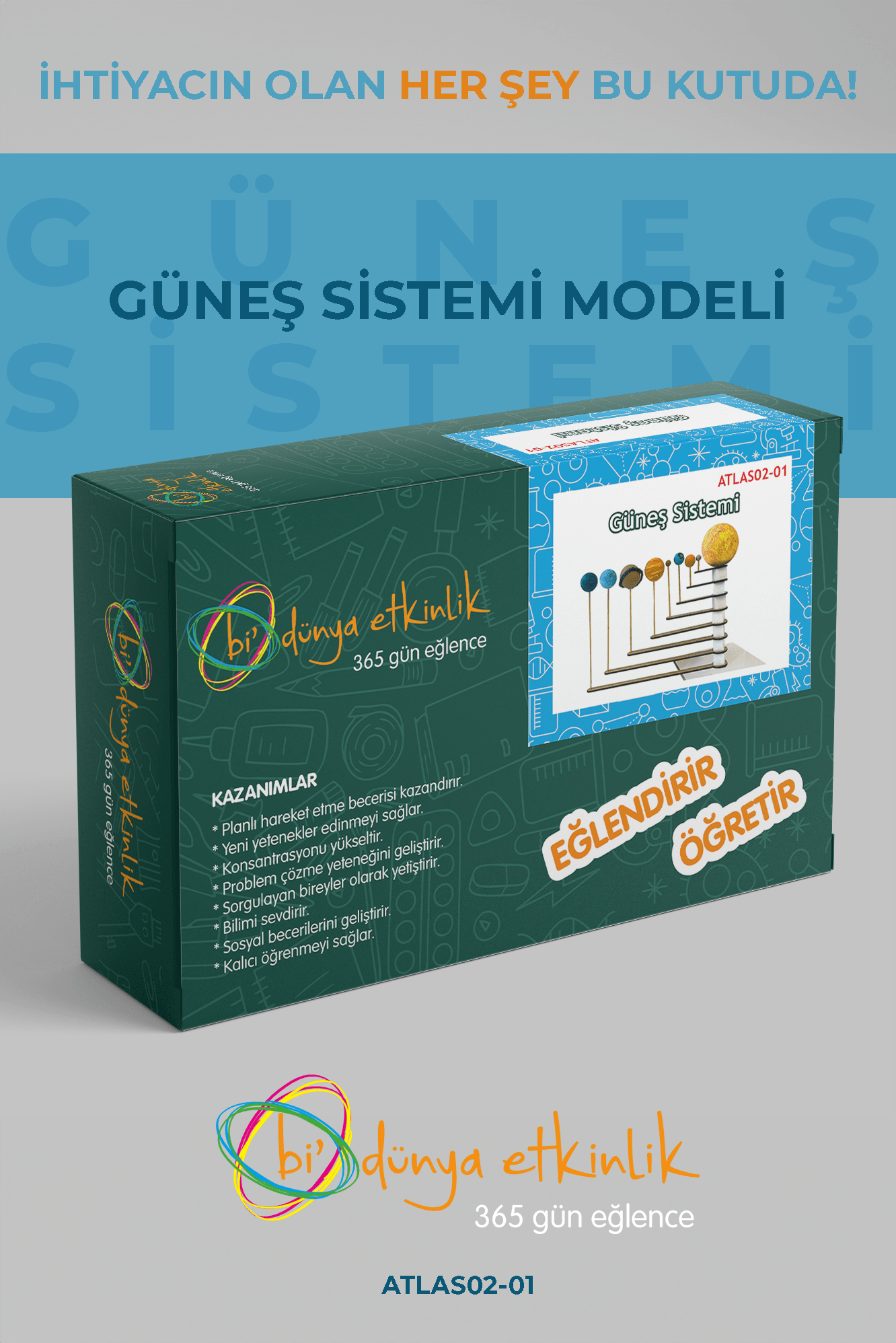  Güneş Sistemi Modeli Deney Seti | 02-01