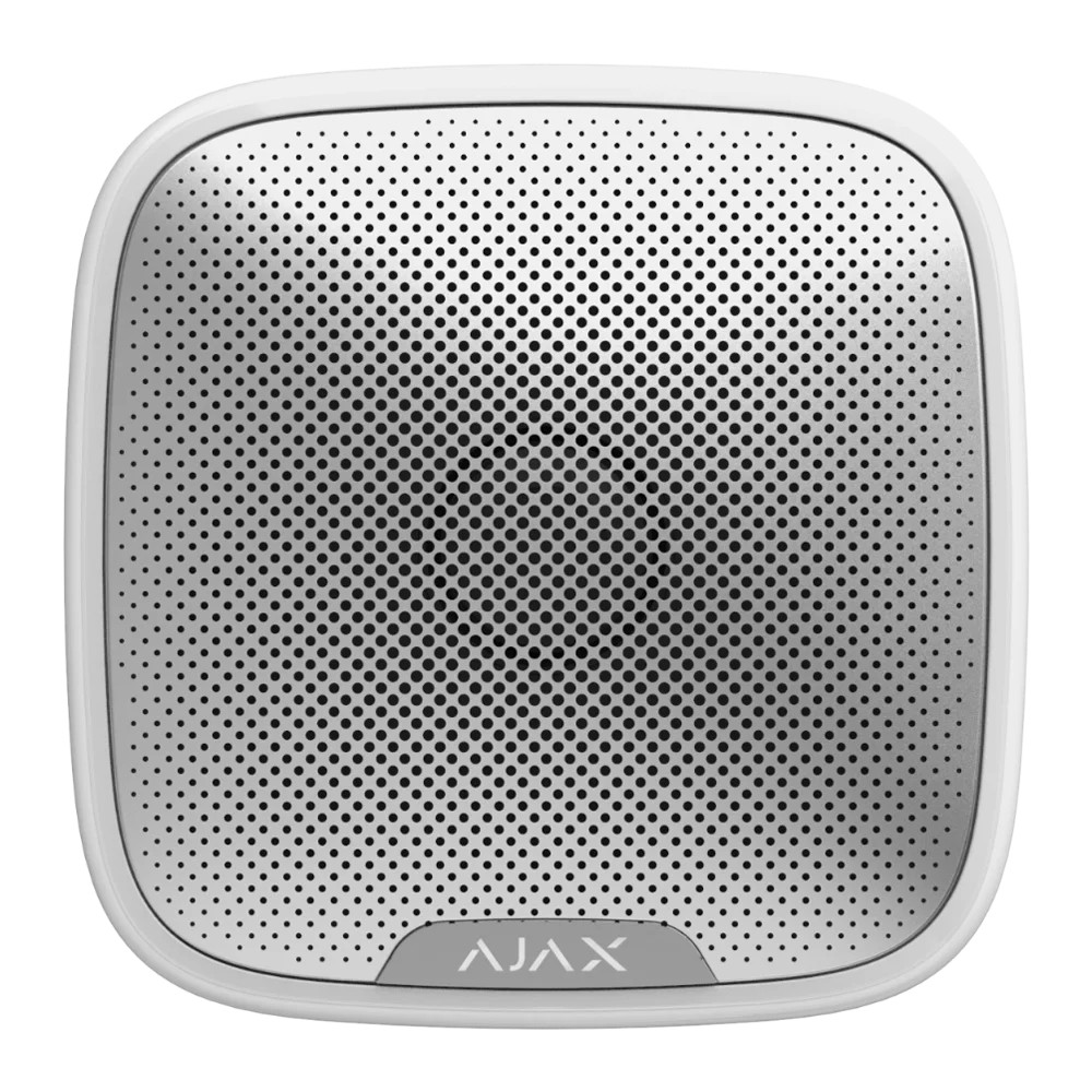 Ajax StreetSiren-W Kablosuz Harici Siren (Gri Renk) – Türkiye distribütör garantilidir.