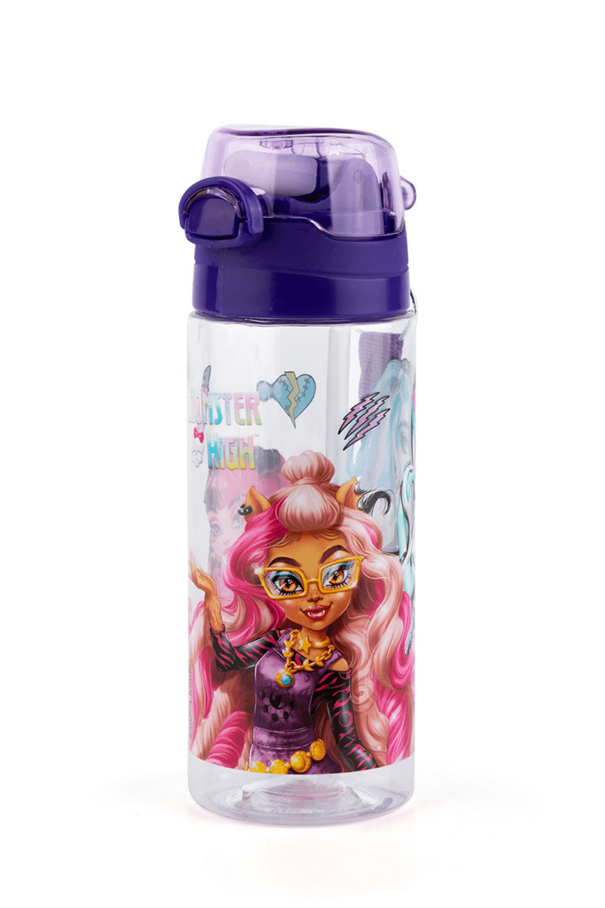 Lisanslı Monster High Pipetli 500 ml Okul Matarası Çocuk Suluğu image