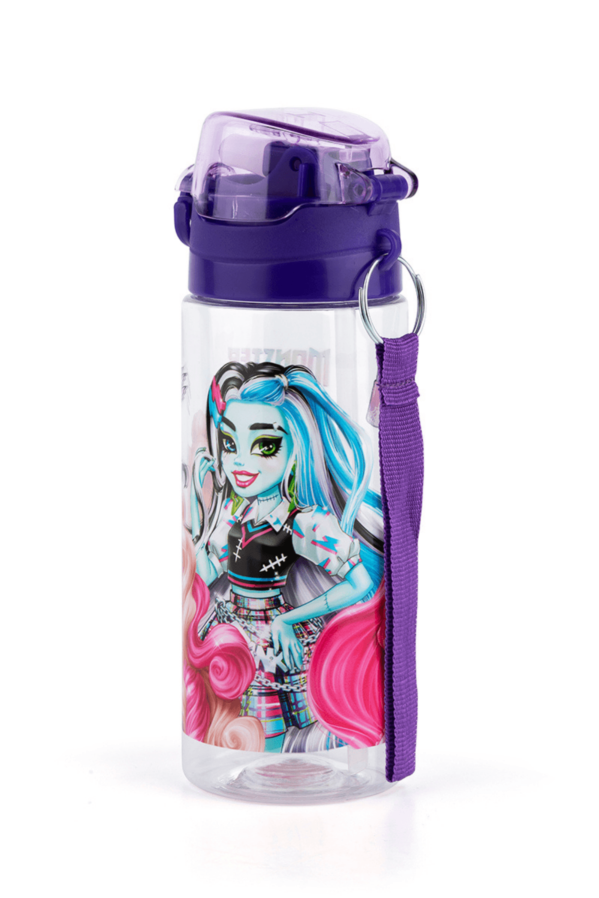 Lisanslı Monster High Pipetli 500 ml Okul Matarası Çocuk Suluğu