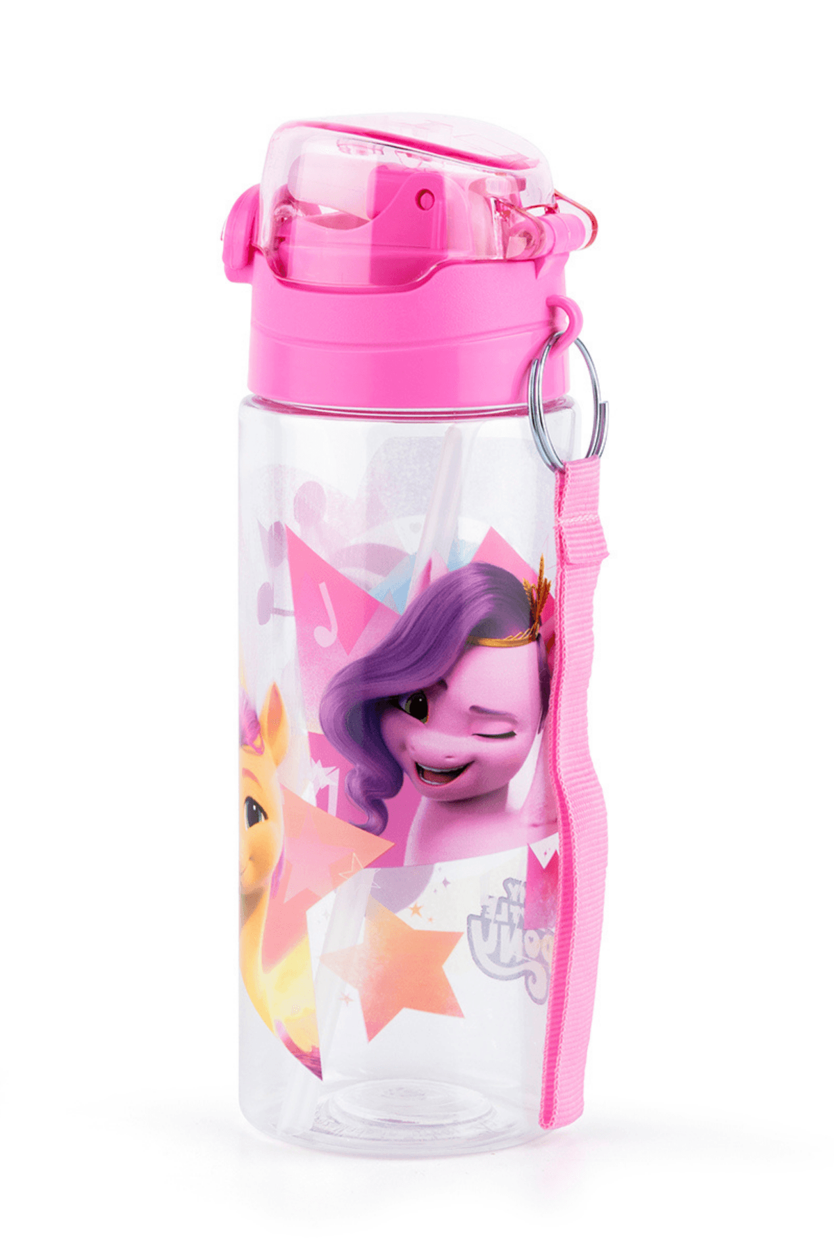 Lisanslı My Little Pony Karakterli Pipetli 500 ml Çocuk Okul Matarası