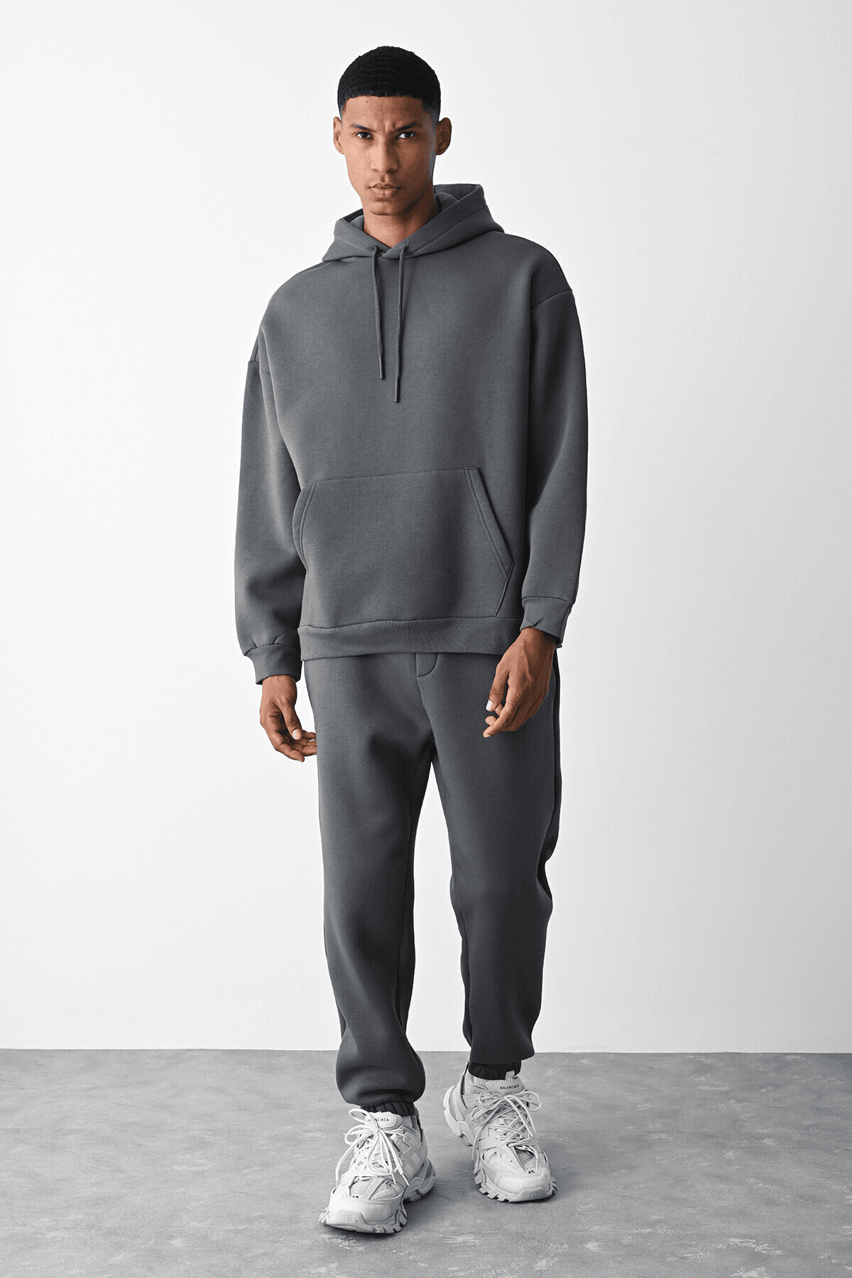 Füme Oversize Hoodie Takım image