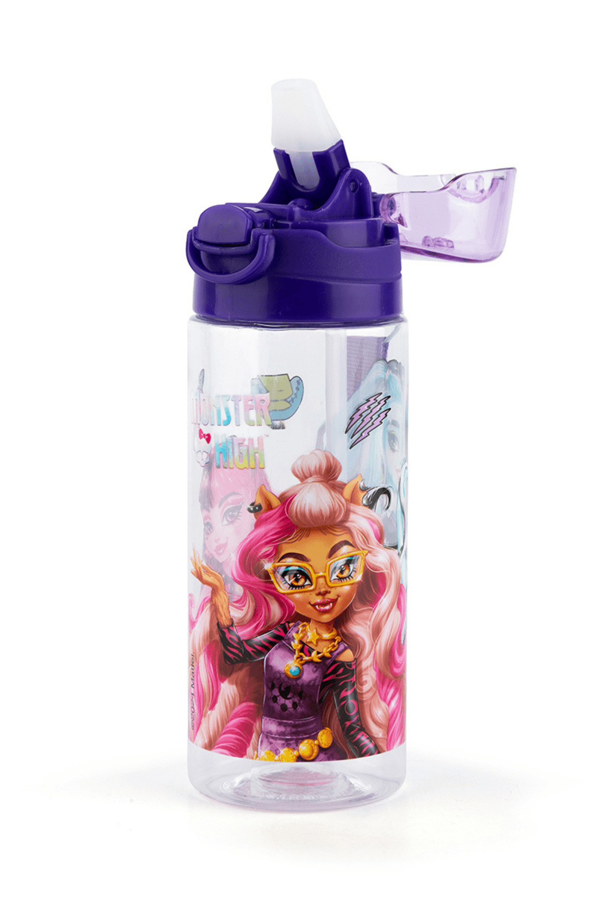 Lisanslı Monster High Pipetli 500 ml Okul Matarası Çocuk Suluğu