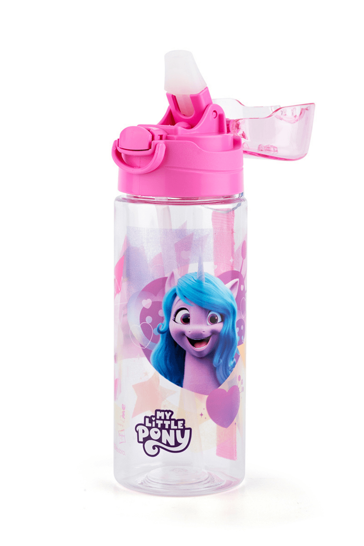 Lisanslı My Little Pony Karakterli Pipetli 500 ml Çocuk Okul Matarası