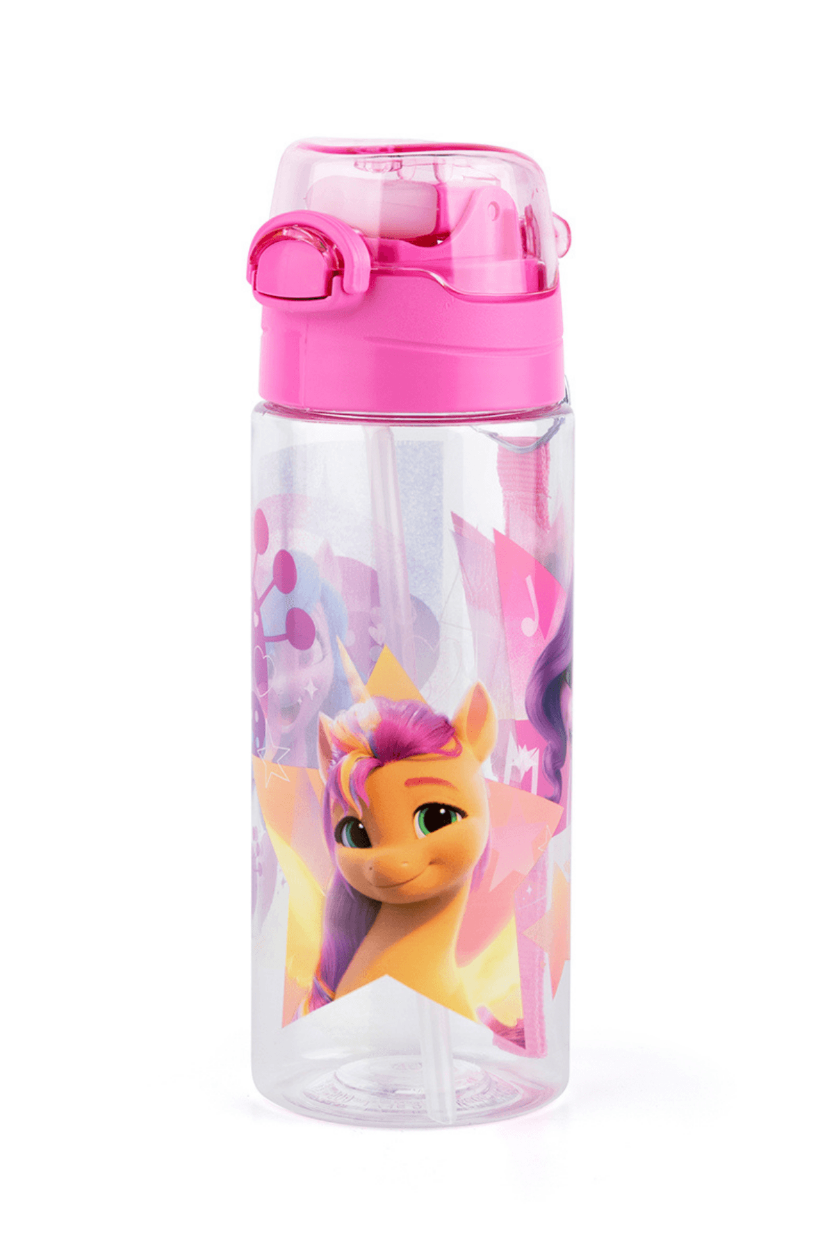 Lisanslı My Little Pony Karakterli Pipetli 500 ml Çocuk Okul Matarası