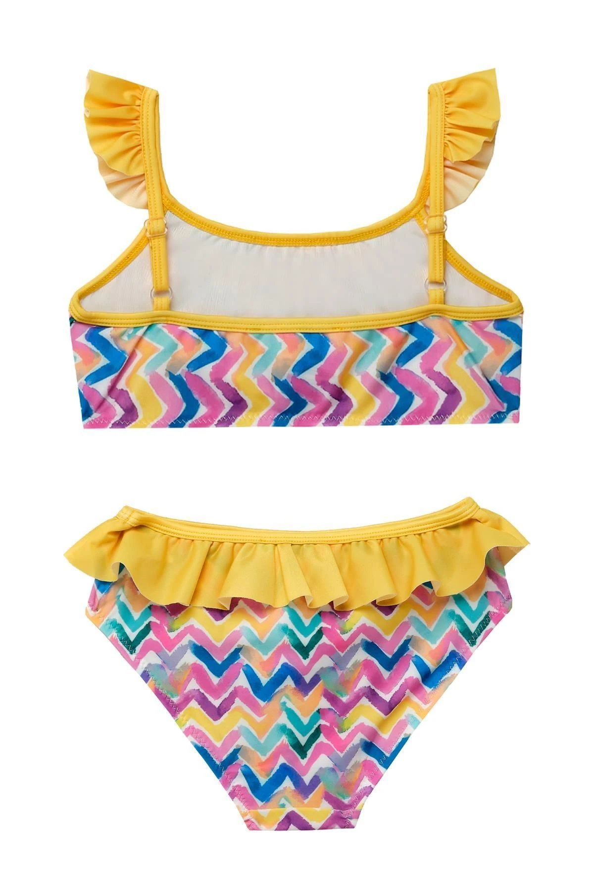 Steın Fırfır Detaylı Kız Çocuk Bikini 5208