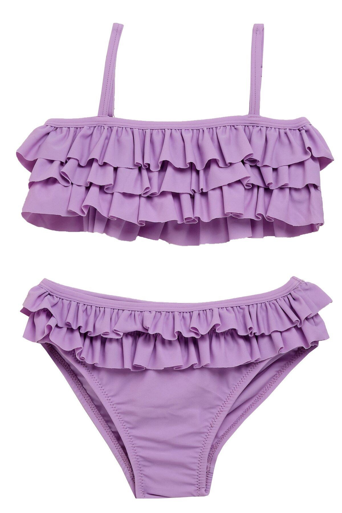 Latvıa Askılı Kız Çocuk Bikini 5202