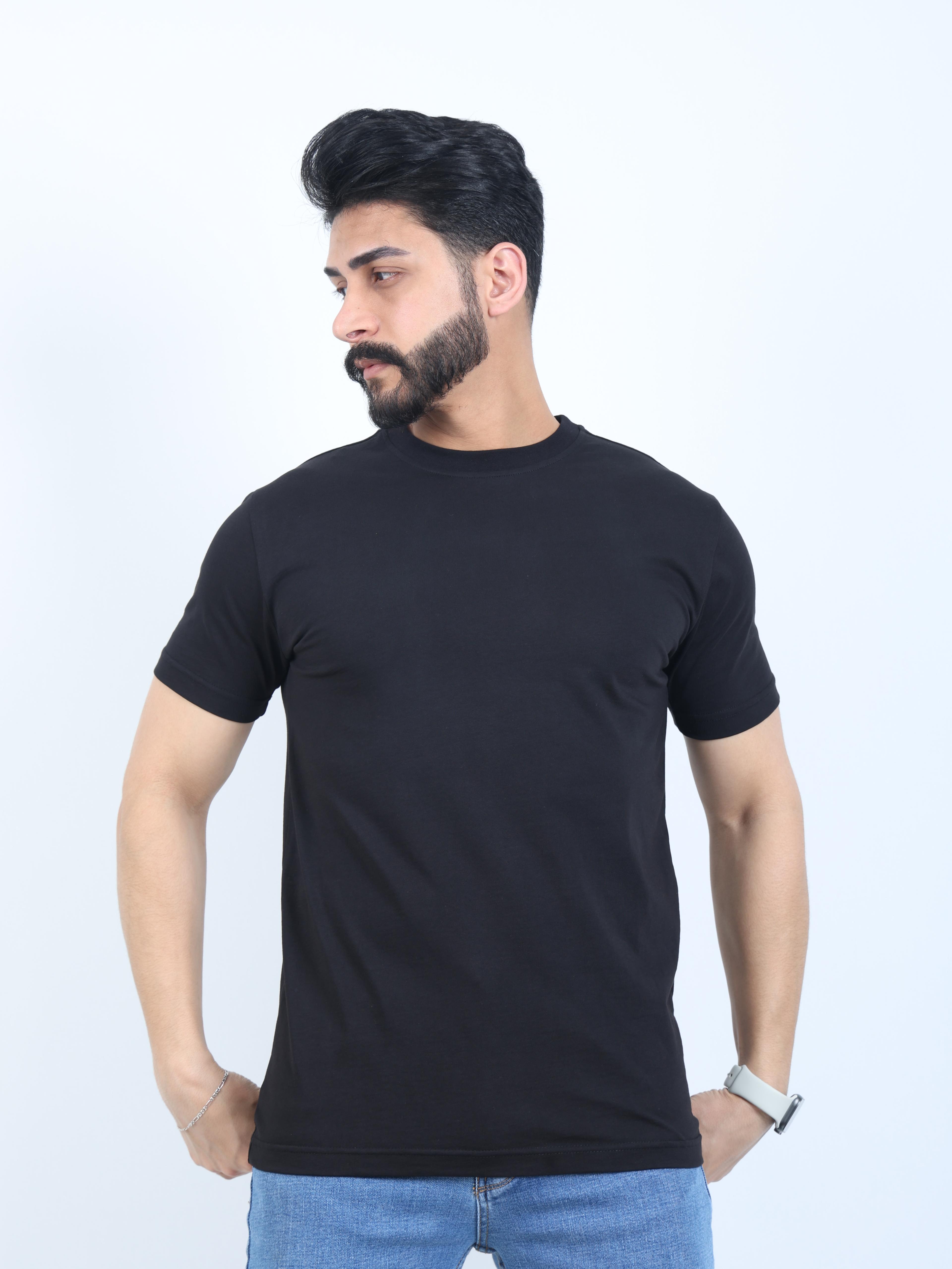 Erkek Relaxed Fit Bisiklet Yaka Basic Tişört