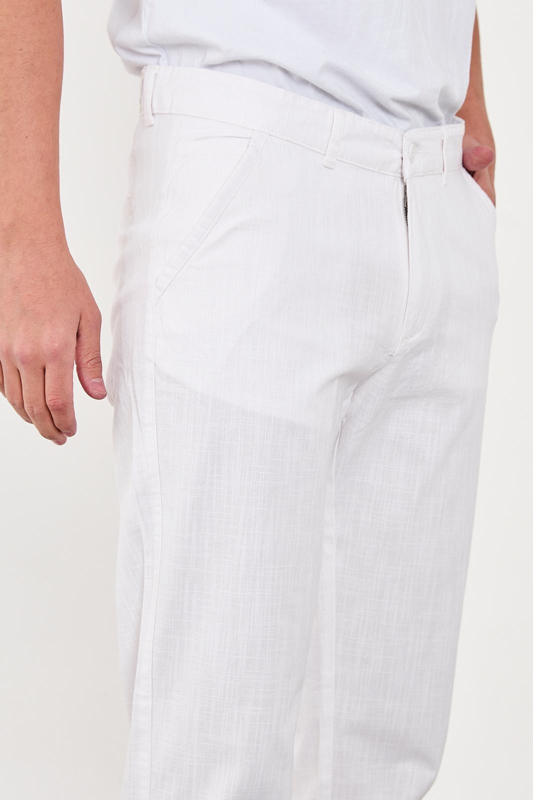 Erkek Keten Pantolon