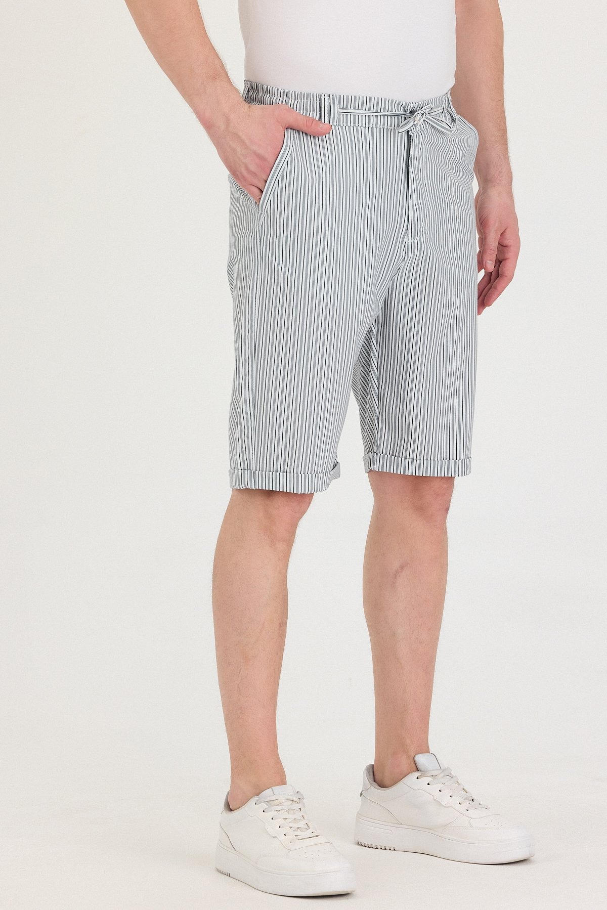 Erkek Slim Fit Chino Şort