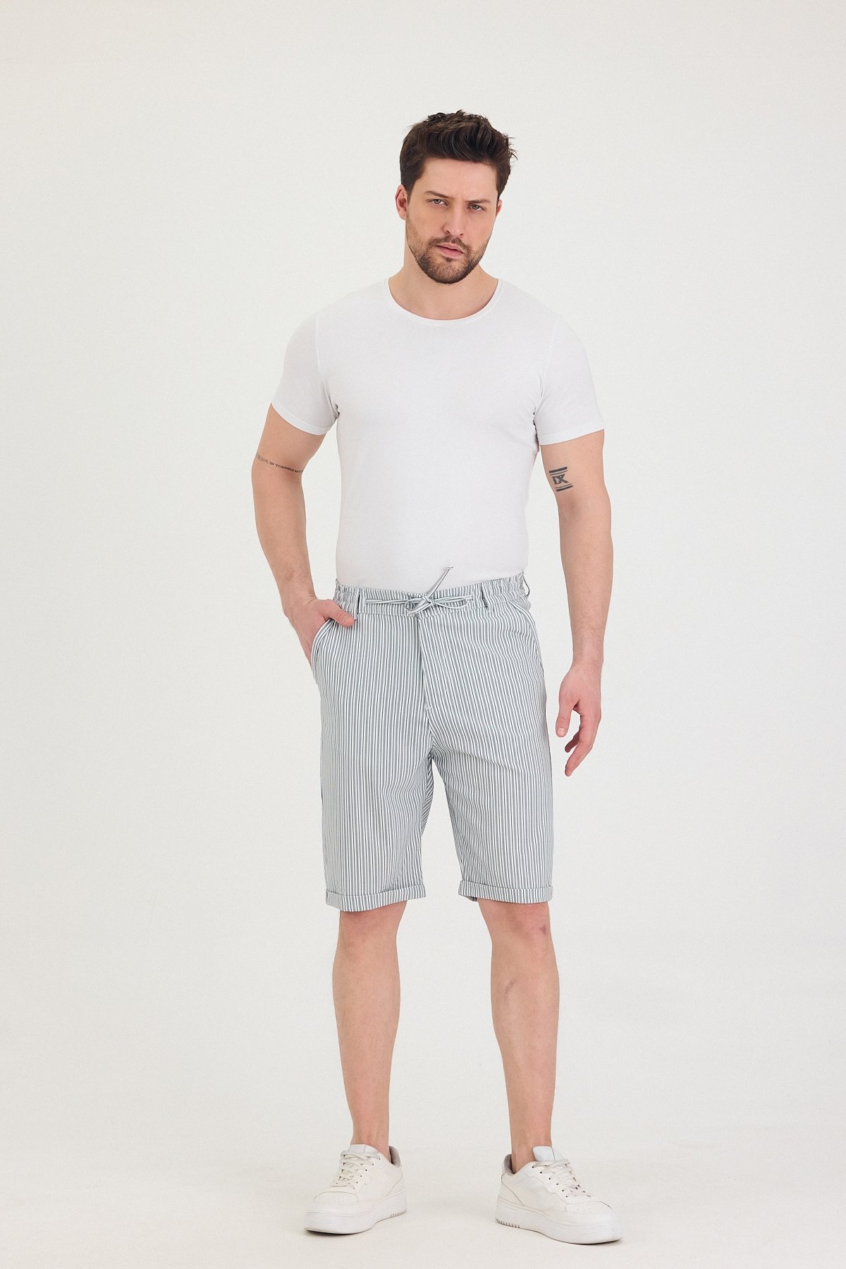 Erkek Slim Fit Chino Şort