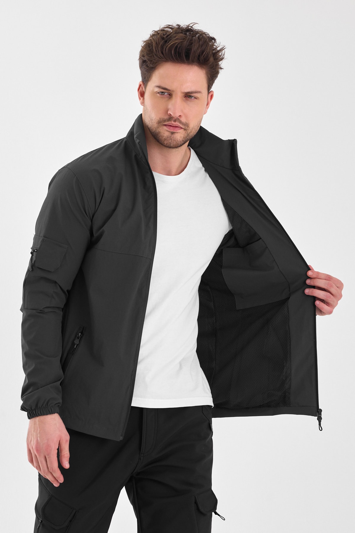 Erkek Mevsimlik Outdoor Taktik Mont 