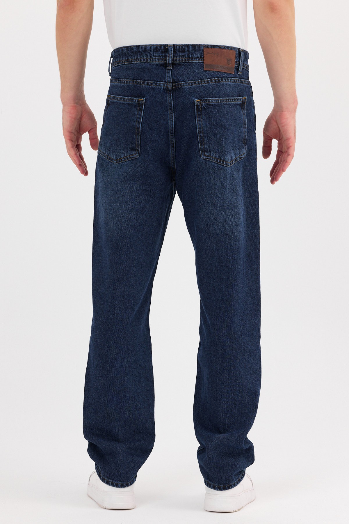 Koyu Mavi Renk Erkek Baggy Pantolon  B482-13