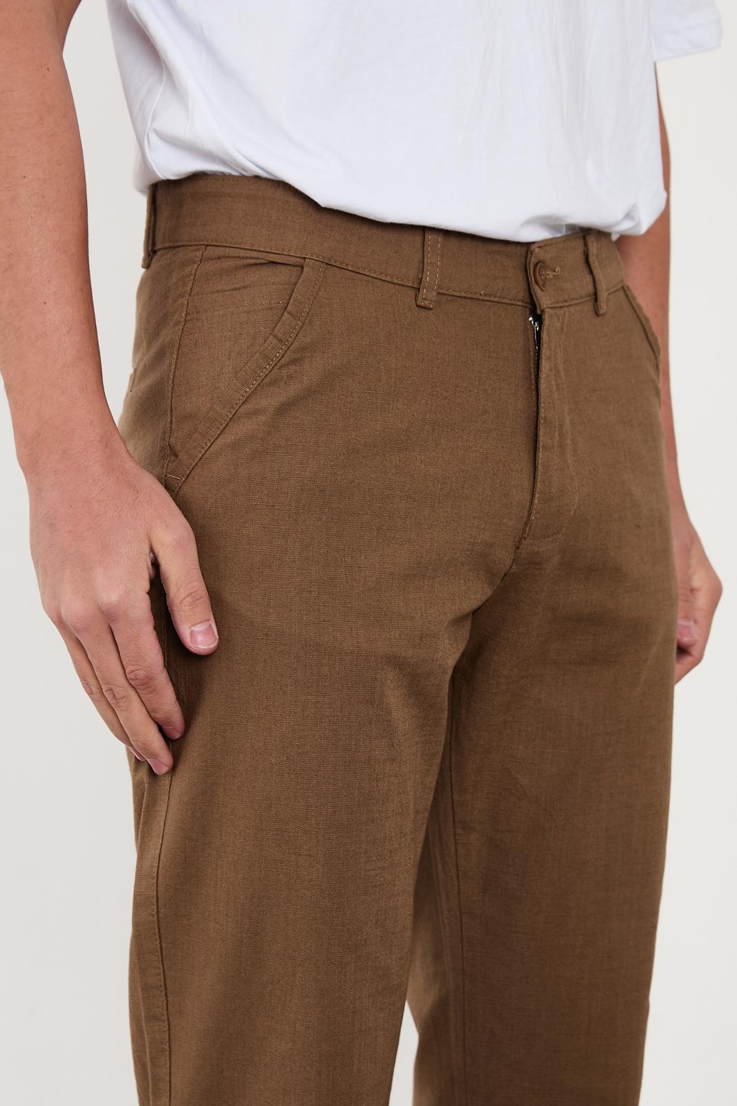 Erkek Keten Pantolon