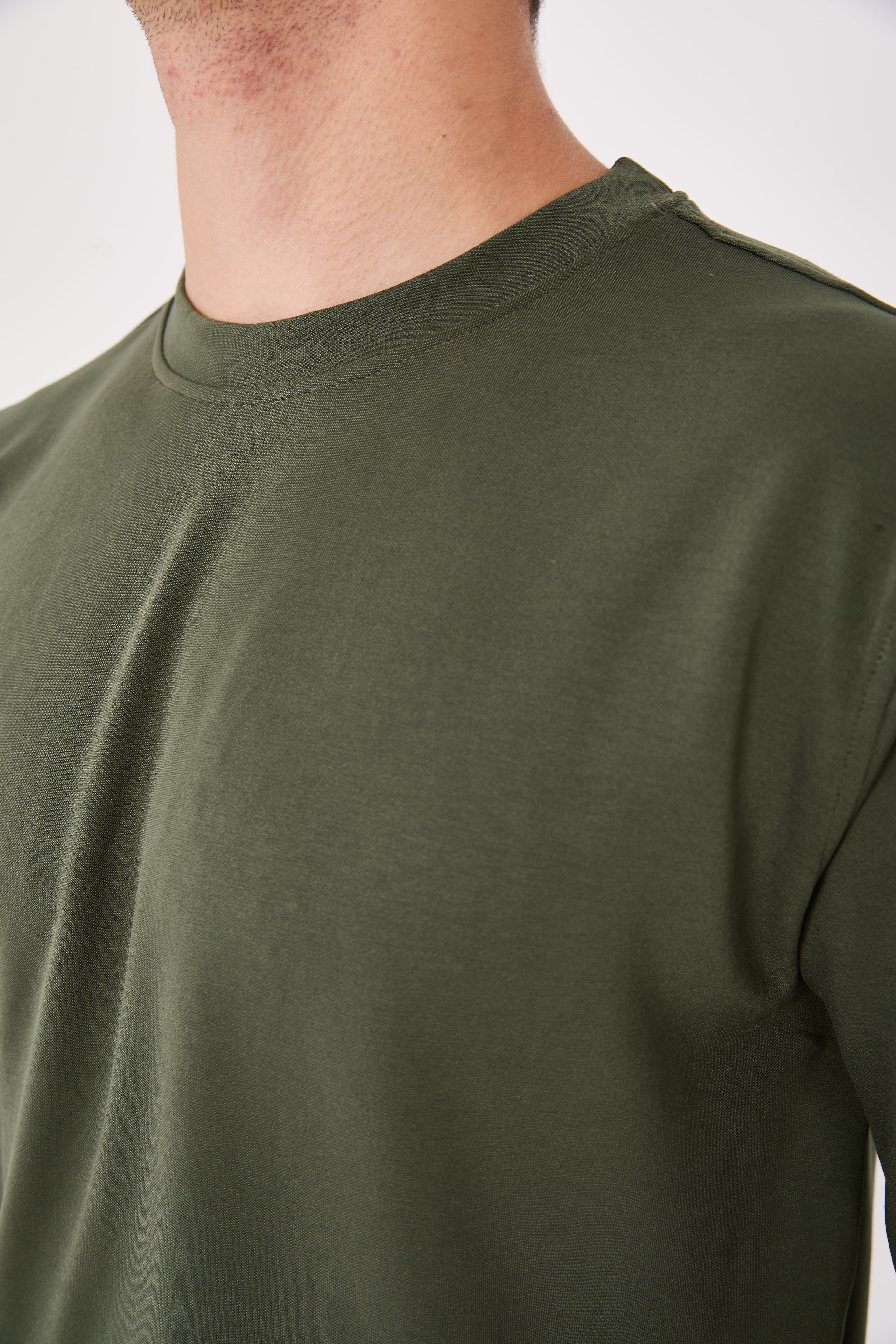 Rahat/Normal Kesim Yumuşak Modal Karışımlı Erkek Sweatshirt - R2636