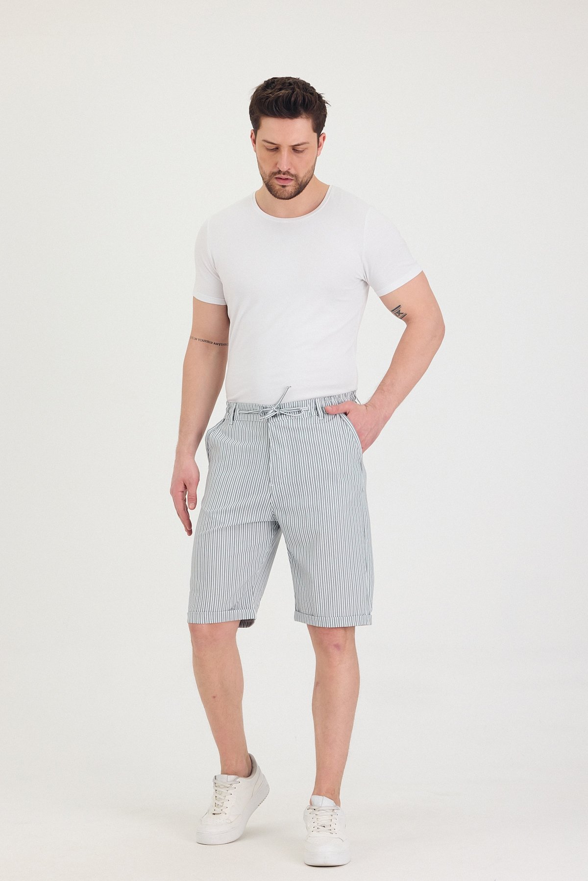 Erkek Slim Fit Chino Şort