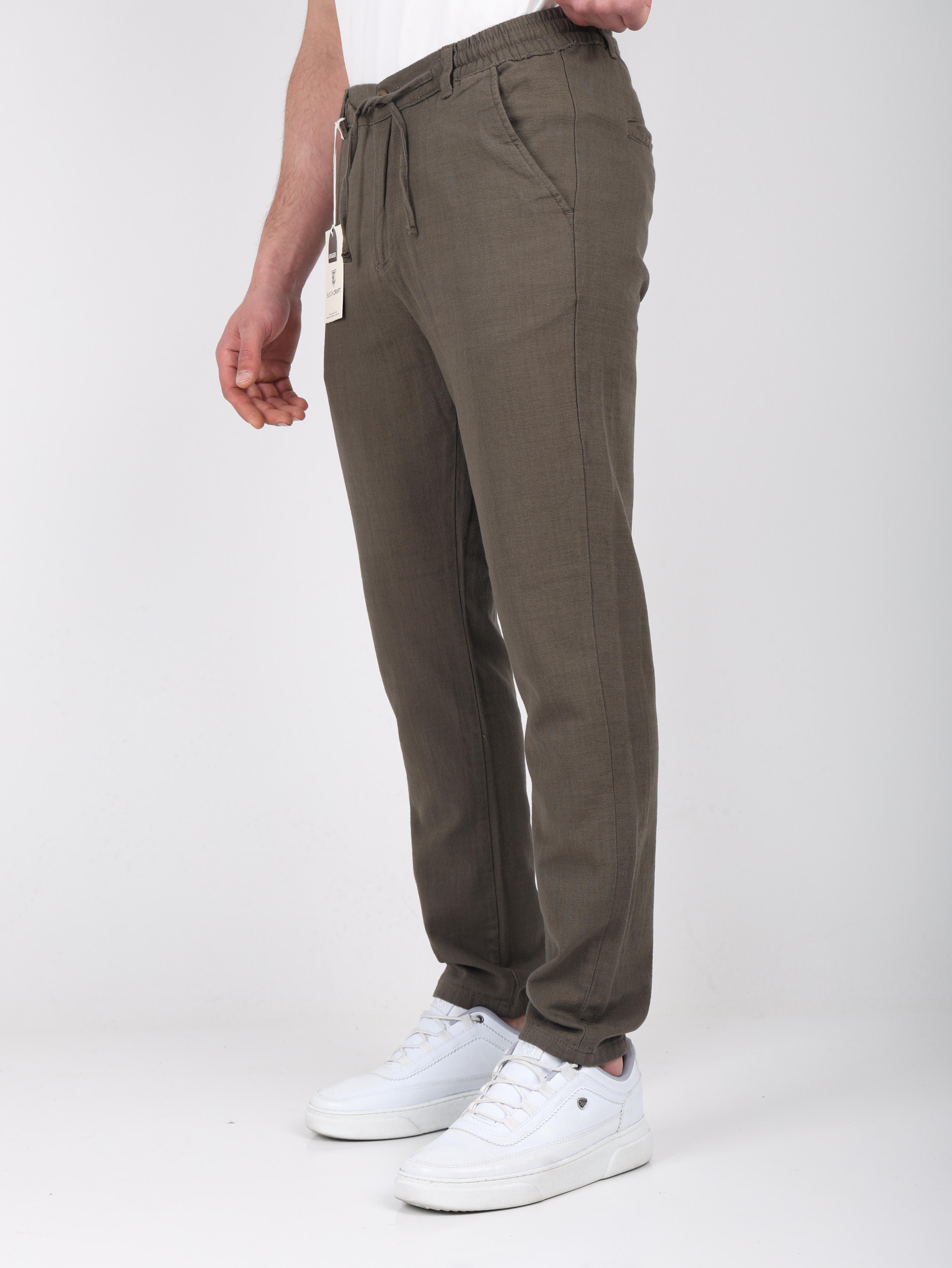 Erkek Keten Pantolon