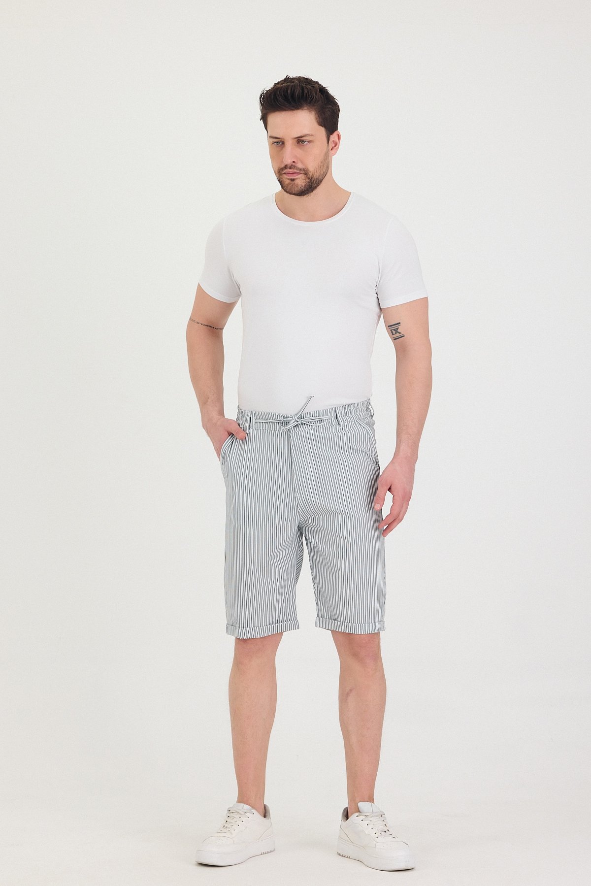 Erkek Slim Fit Chino Şort