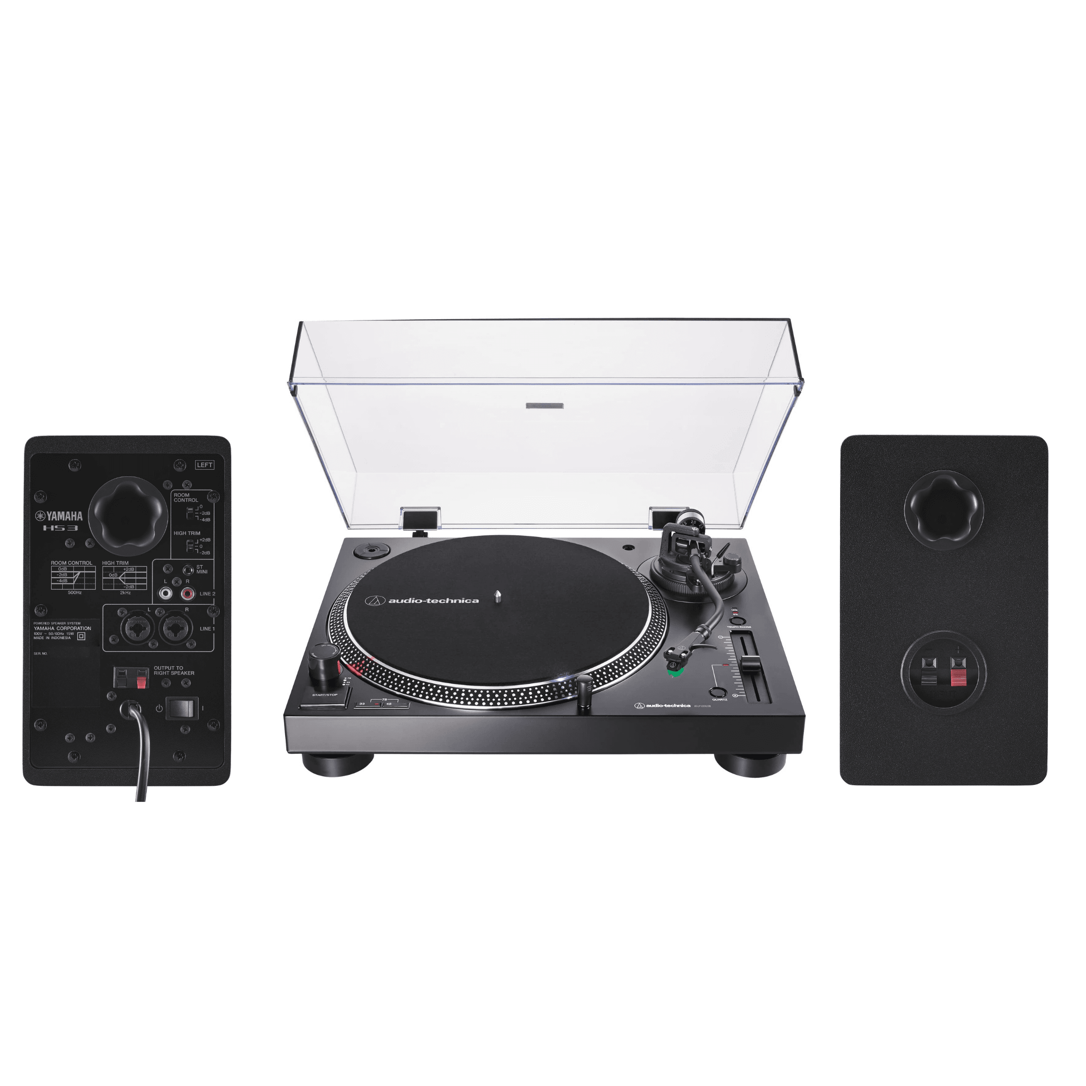 AUDIO TECHNICA AT-LP120XUSB-BK / YAMAHA HS-3