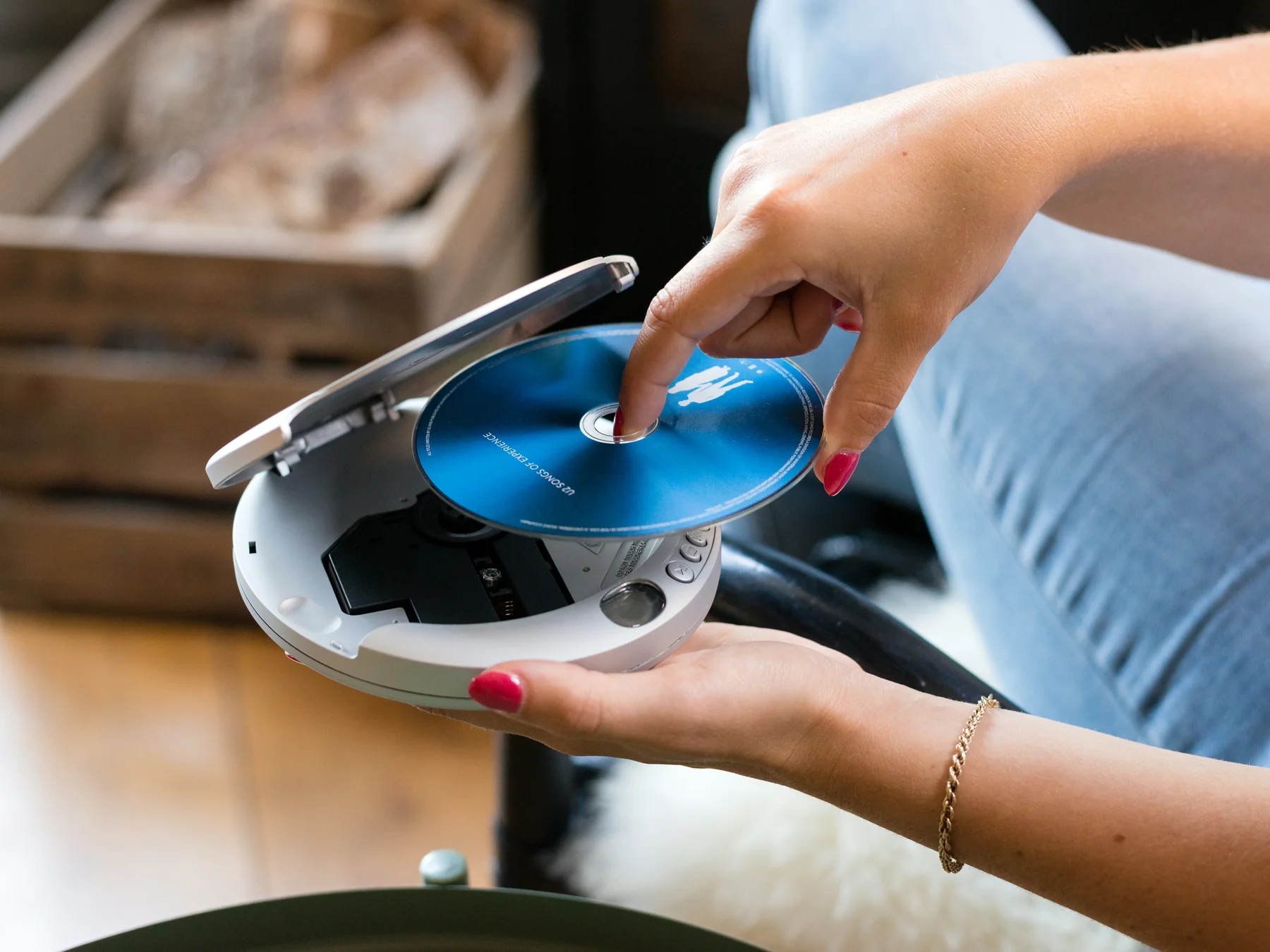 Lenco CD-201SI Gri Discman | Taşınabilir CD Çalar