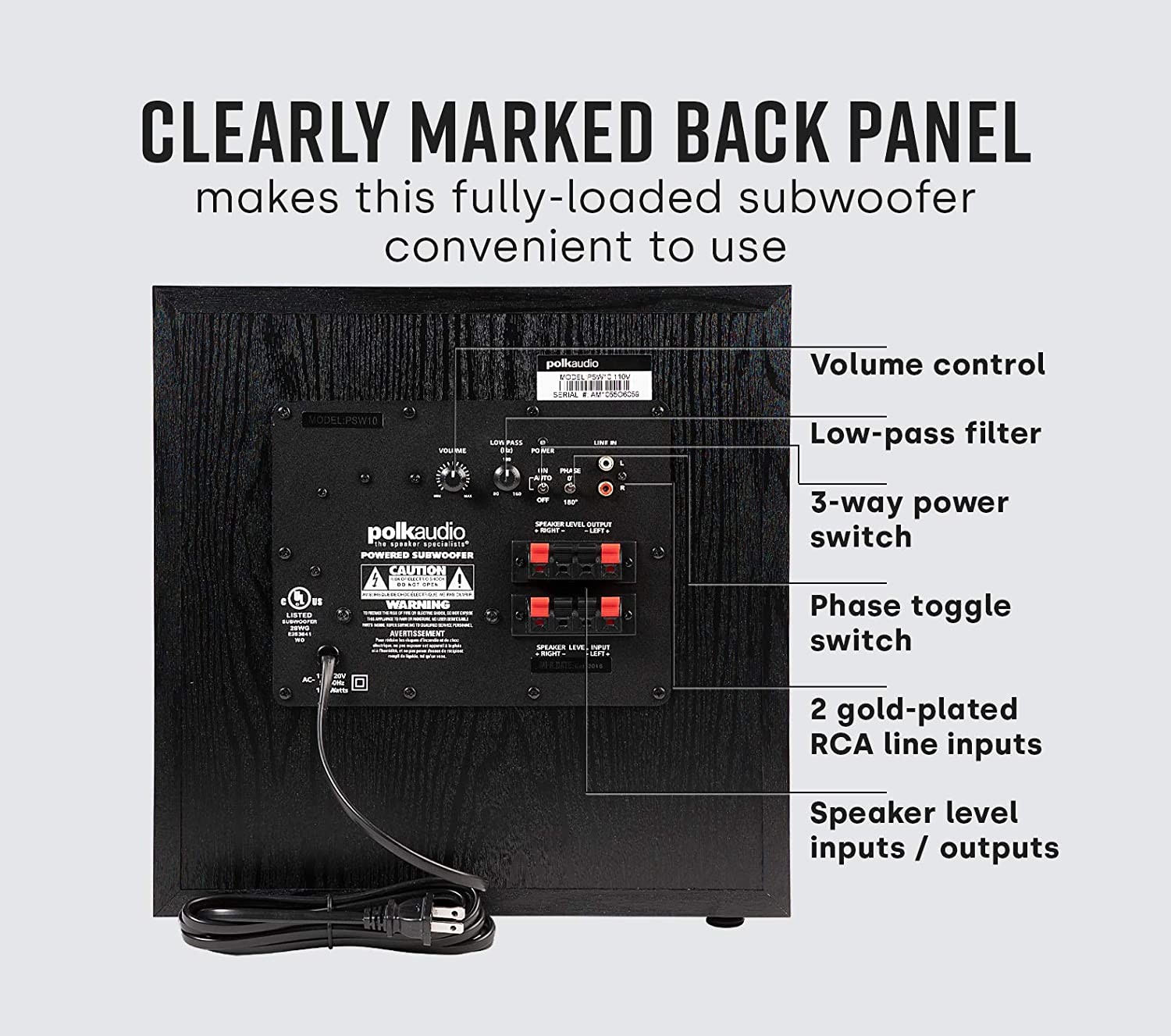 POLK PSW10 