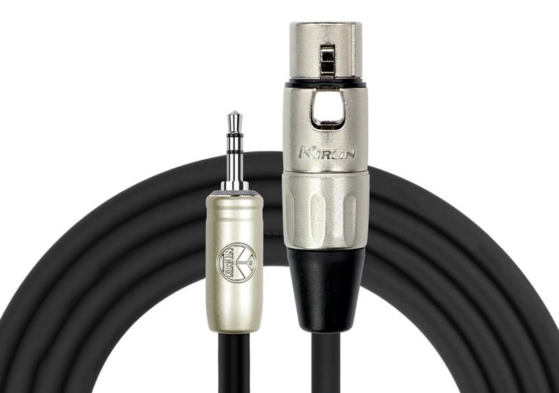 KIRLIN AP-494PRL3MBK XLR F - 3.5MM