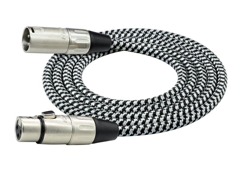 KIRLIN MW4803MBKB 3M XLR F - XLR M