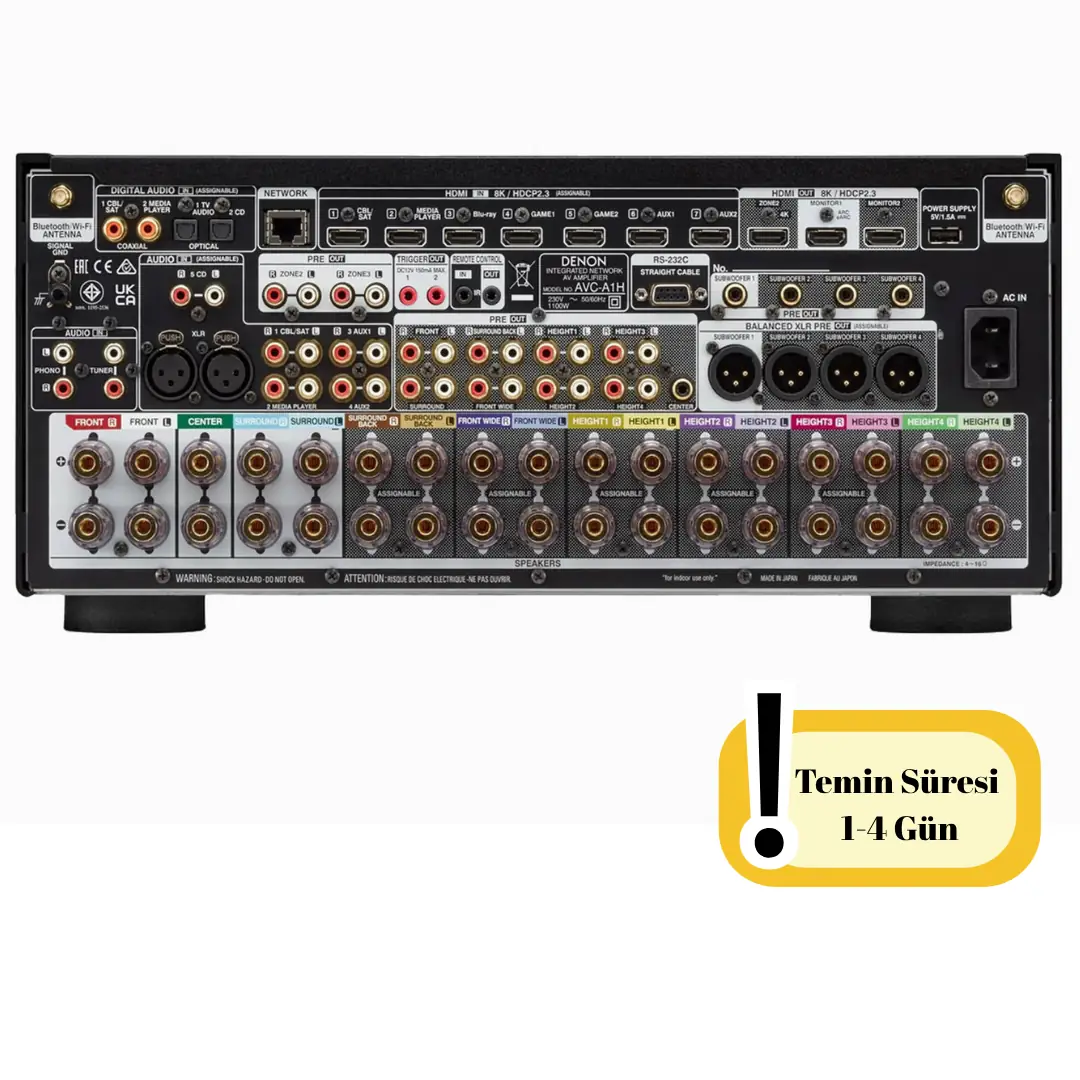 Denon AVC-A1H | 15.4 Kanal Flagship AV Receiver | Kantarcılar
