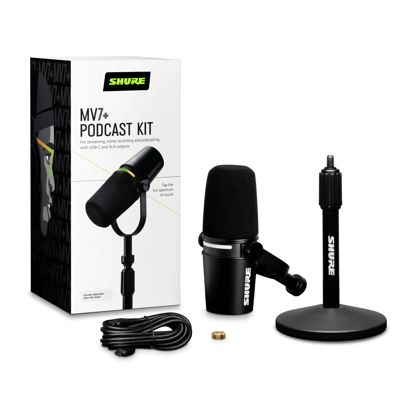 SHURE MV7+ PODCAST KIT