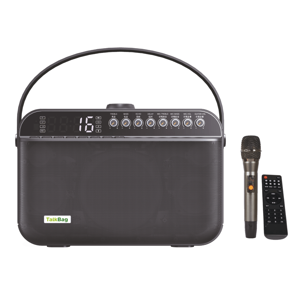 TALKBAG TB-100 Taşınabilir Bluetooth Hoparlör | 120W Güç – Kablosuz Mikrofon – 6 Saat Batarya