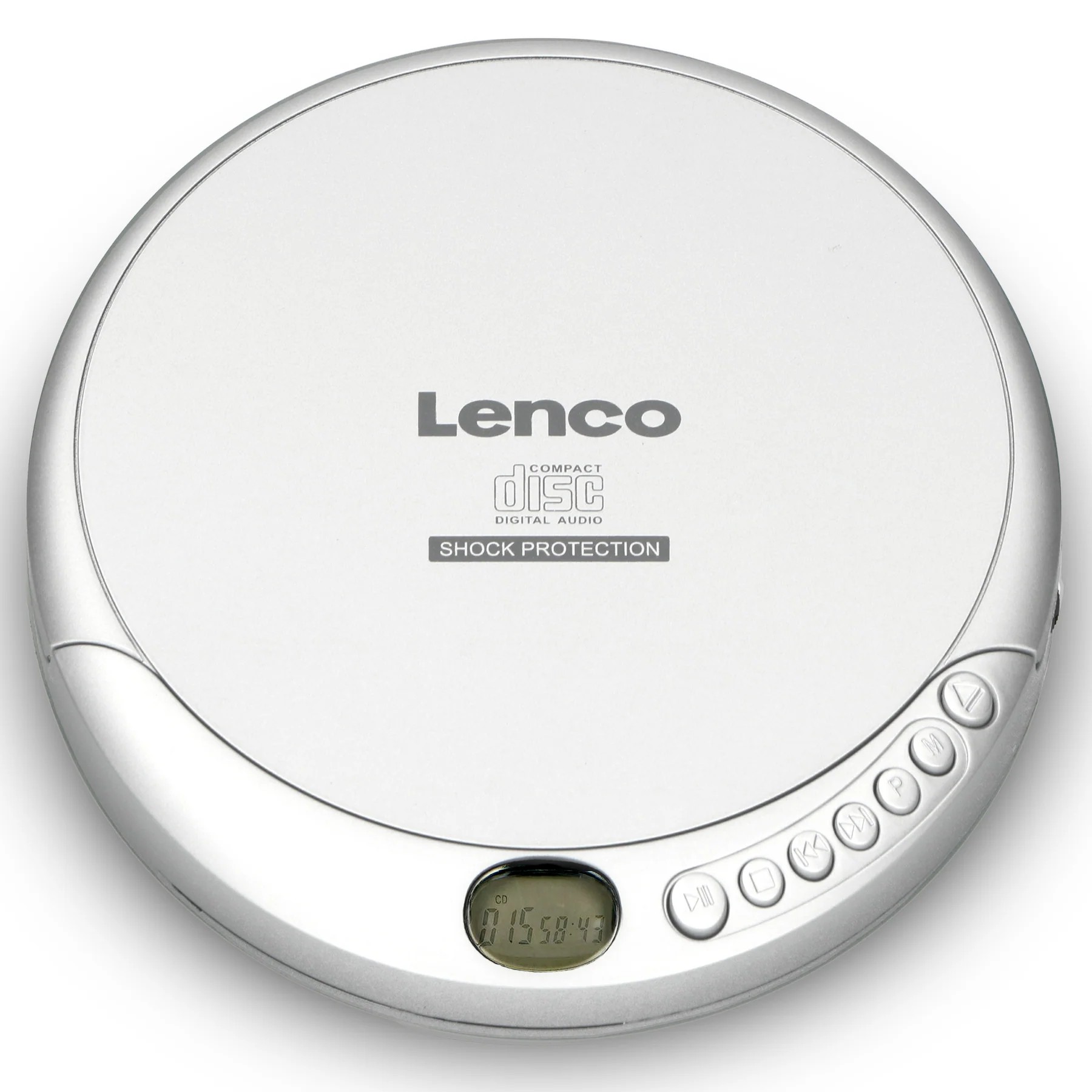 Lenco CD-201SI Gri Discman | Taşınabilir CD Çalar