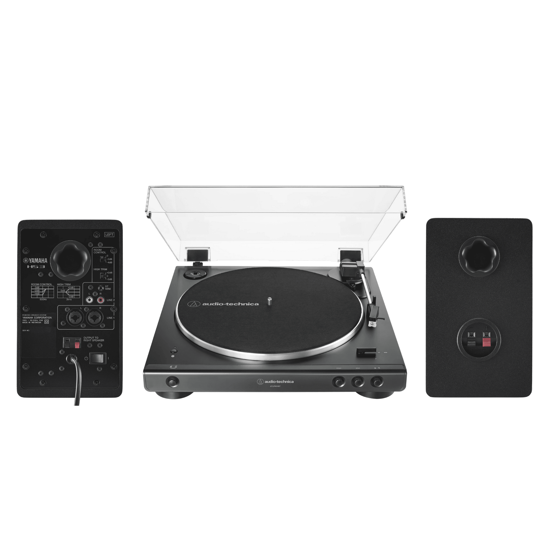 AUDIO TECHNICA AT-LP60XBT / YAMAHA HS-3