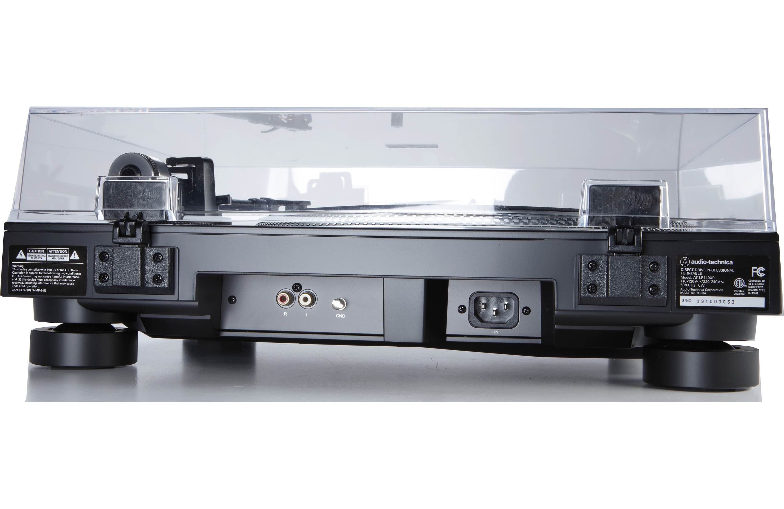 AUDIO TECHNICA AT-LP140XP-BK 