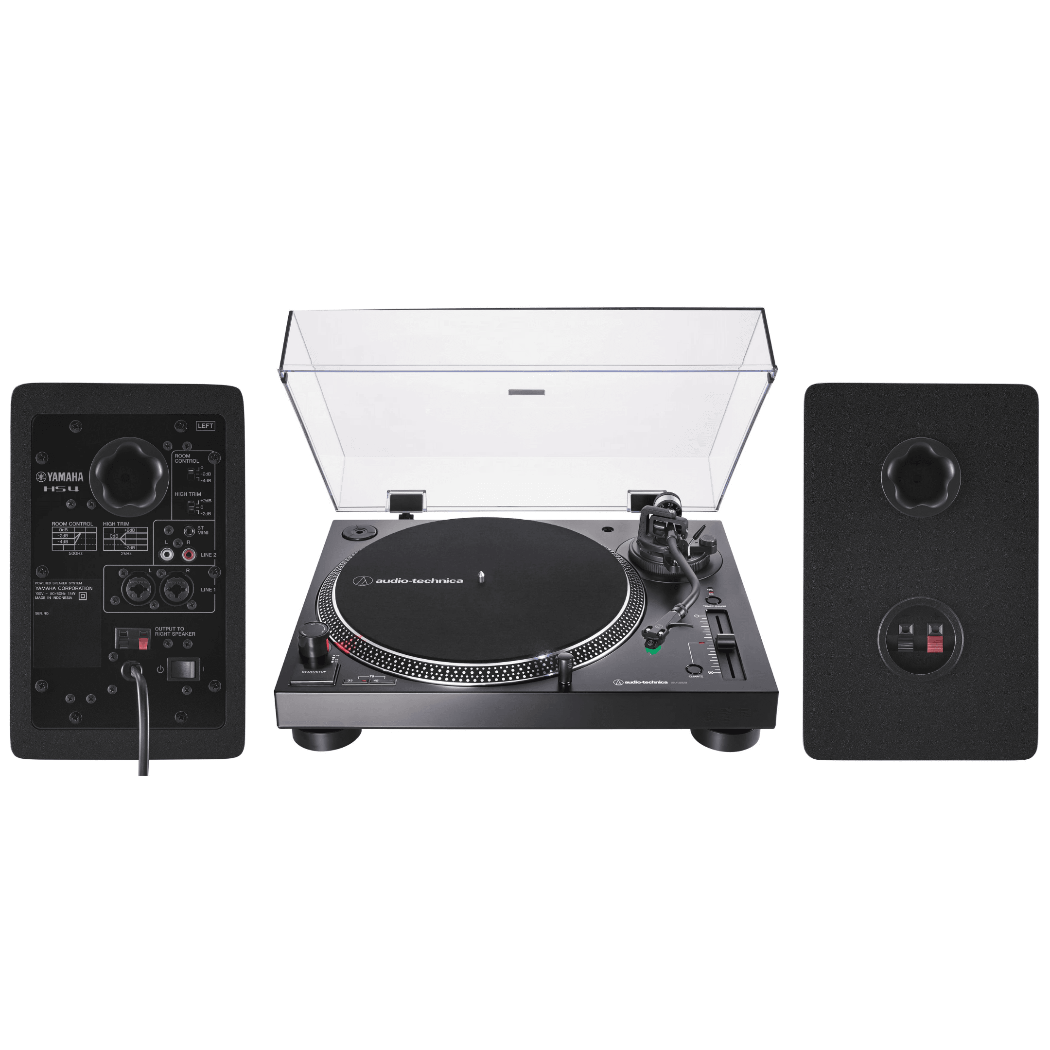 AUDIO TECHNICA AT-LP120XUSB-BK / YAMAHA HS-4