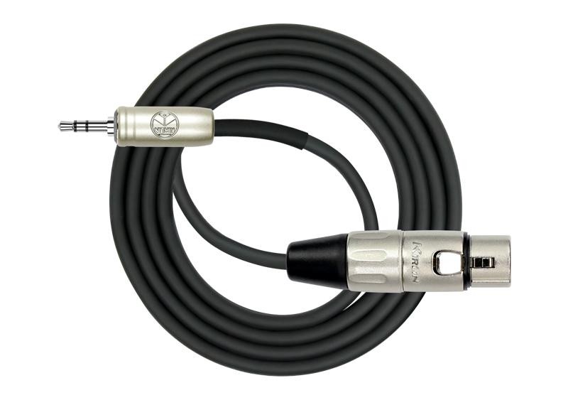 KIRLIN AP-494PRL3MBK XLR F - 3.5MM