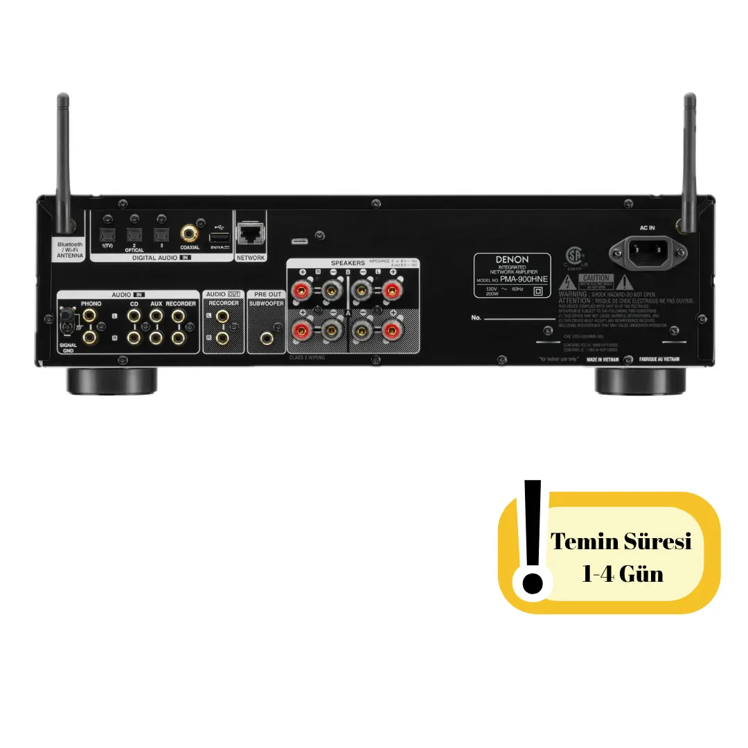 DENON PMA900HNE. 2025年式　タクヤ Denon PMA 900HNE | HEOS Destekli Wi-Fi Ağ Amfisi - Hemen Sipariş Verin