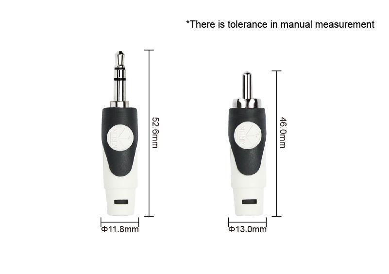 KIRLIN LGY364L2MBK 2M RCA-3.5MM