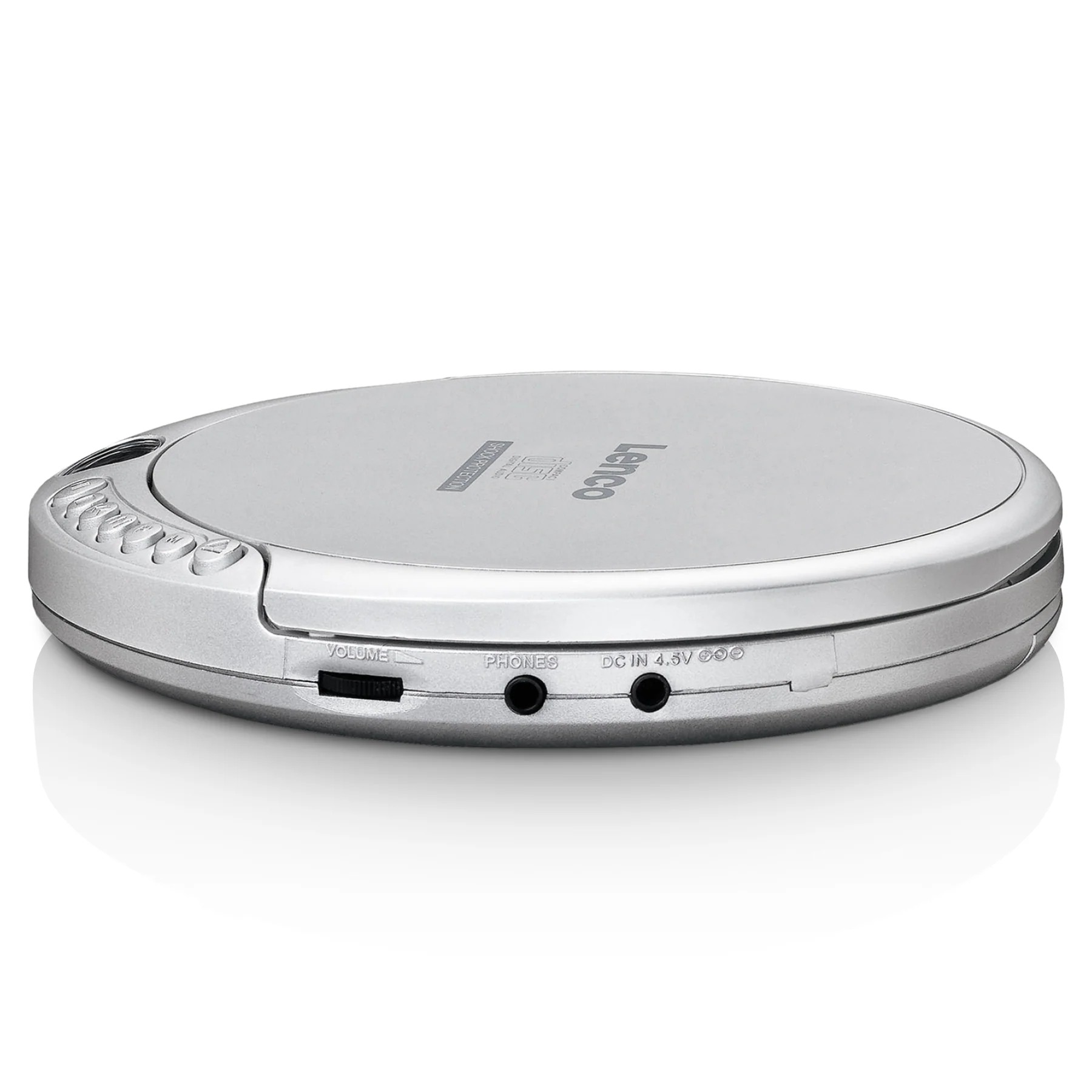 Lenco CD-201SI Gri Discman | Taşınabilir CD Çalar