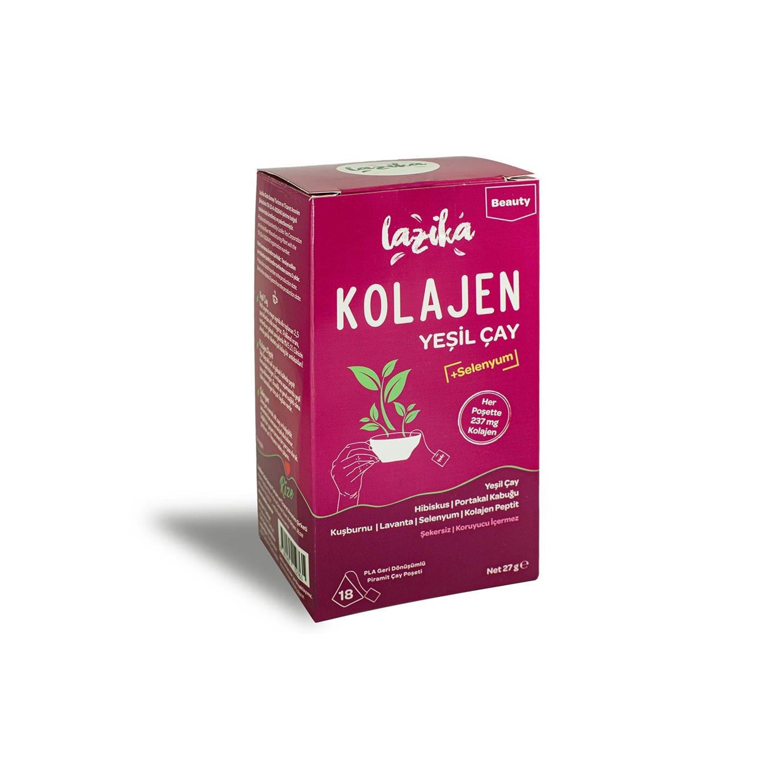 Lazika Kolajenli Vitaminli Yeşil Çay