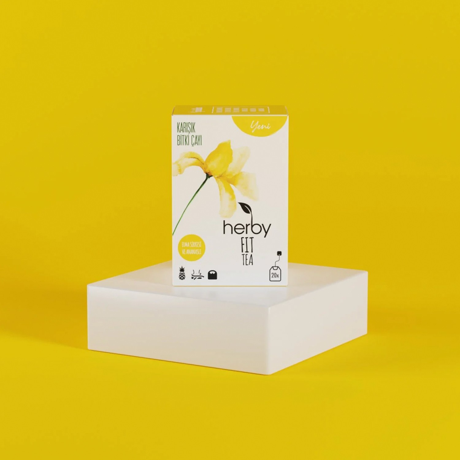 Herby Fit Tea Elma Sirkeli & Ananaslı 20'li