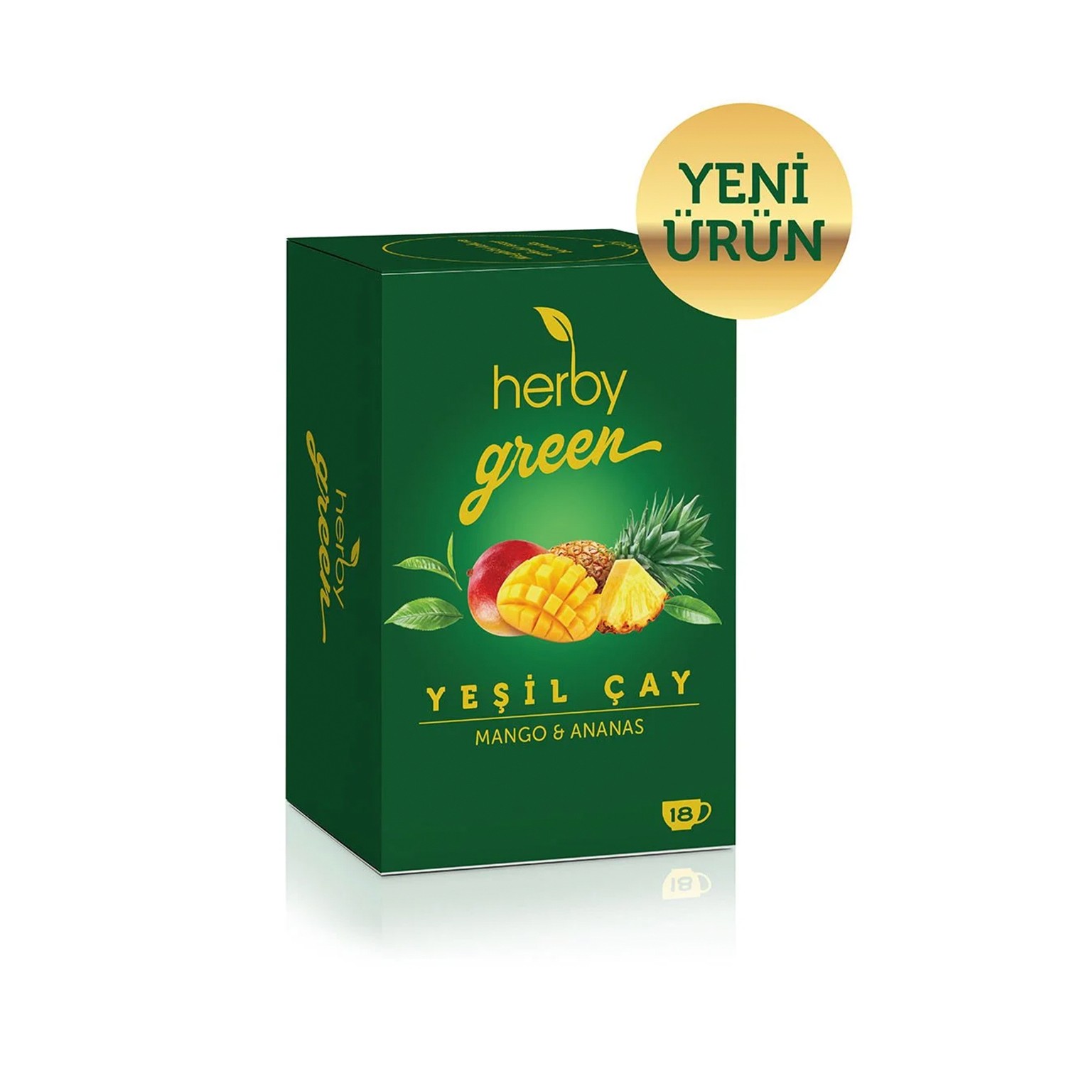 Herby Yeşil Çay Mango & Ananas 18'li