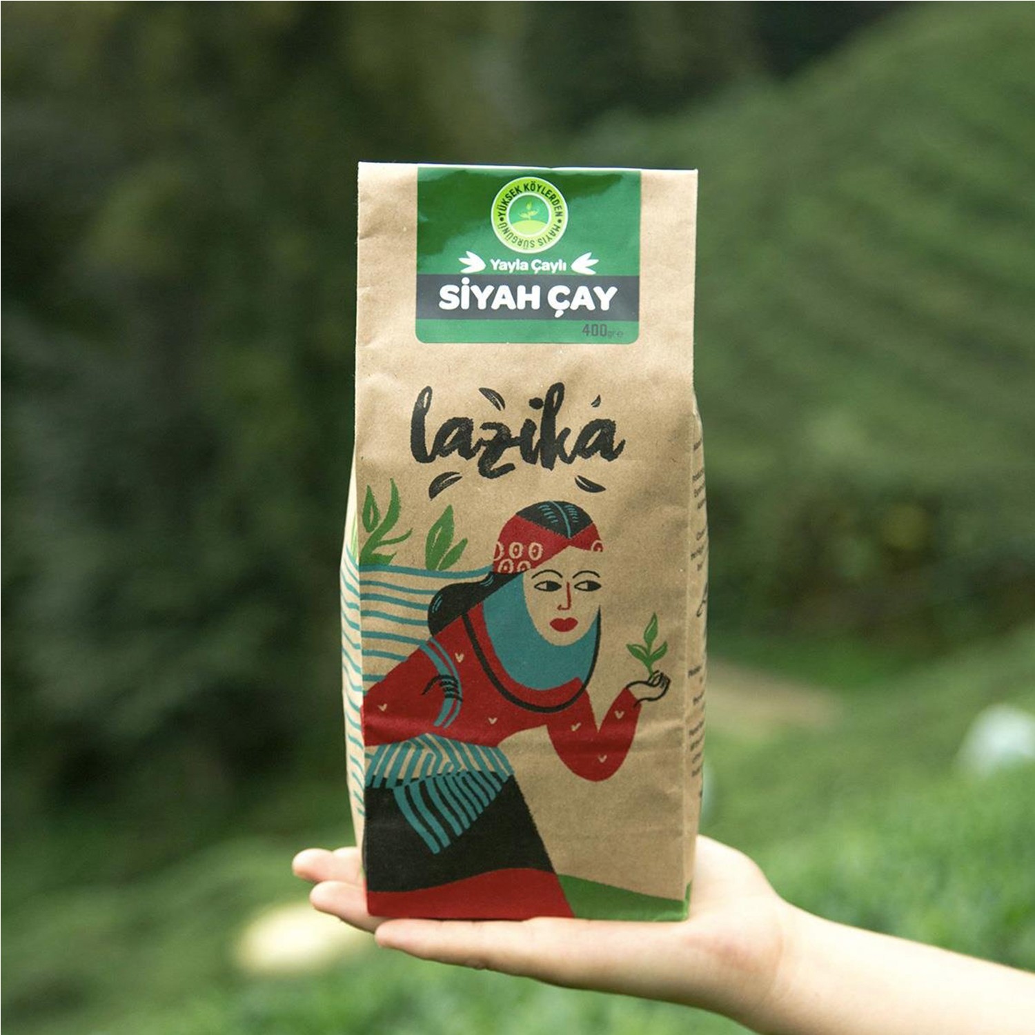 Lazika Siyah Çay Yayla Çaylı 400 Gr